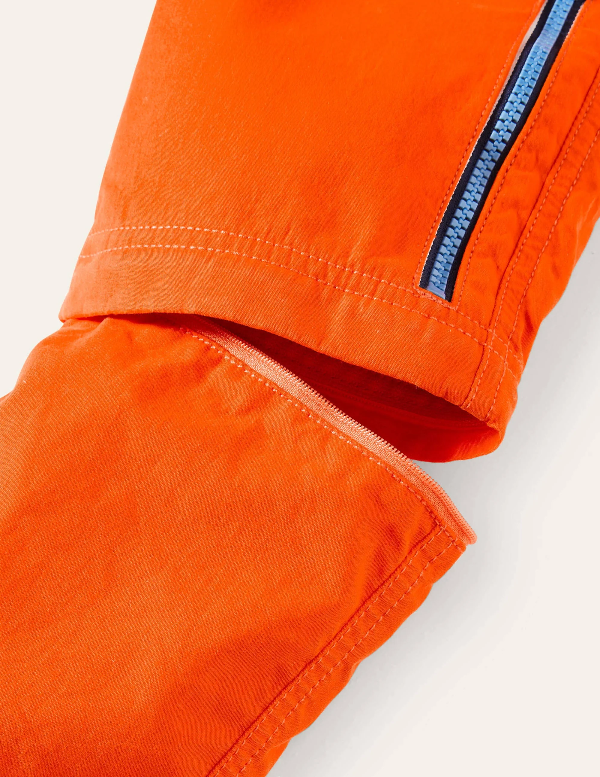 Zip-off Techno Trousers-Mandarin Orange - Image 3