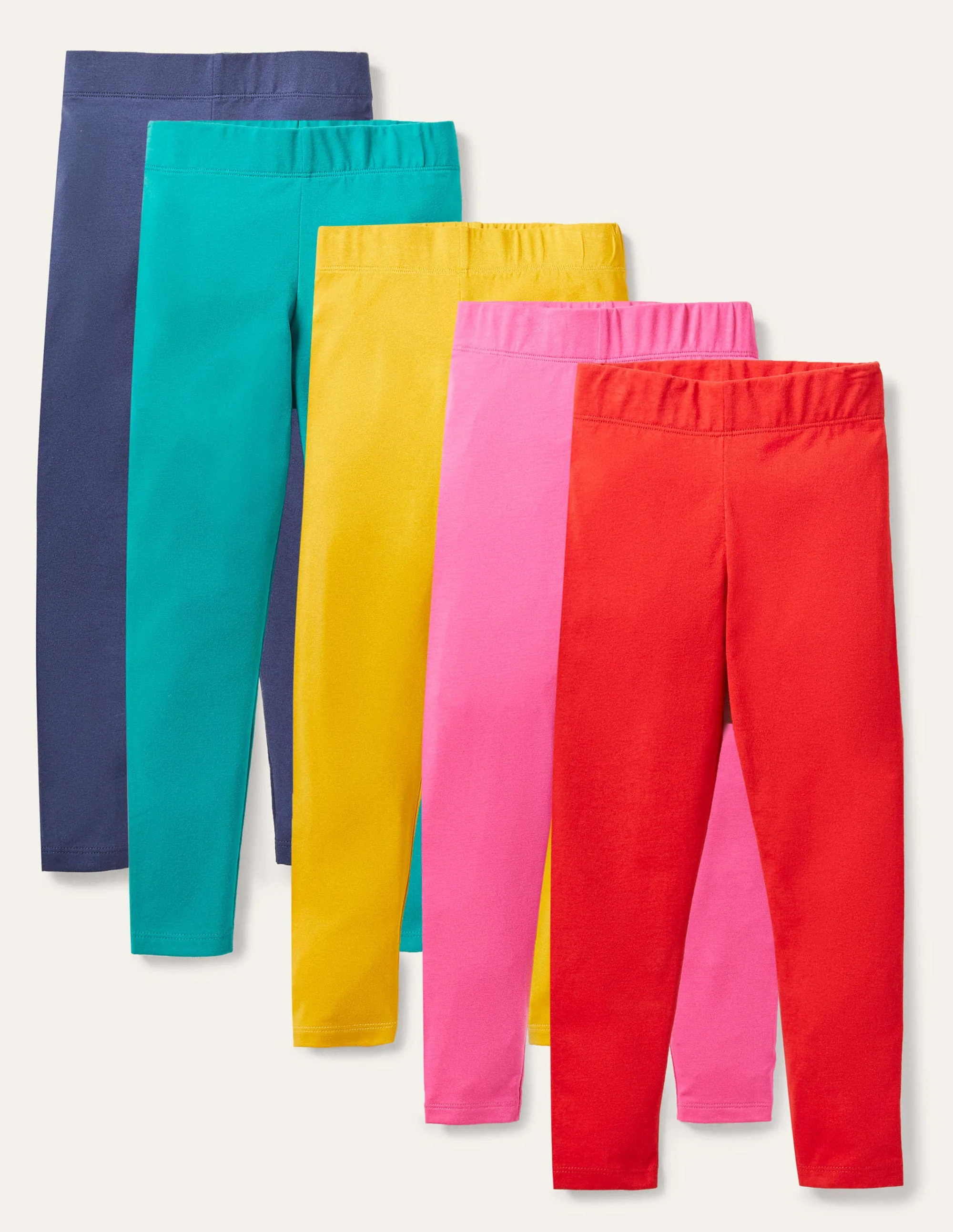 5-Pack Leggings-Multi Rainbow