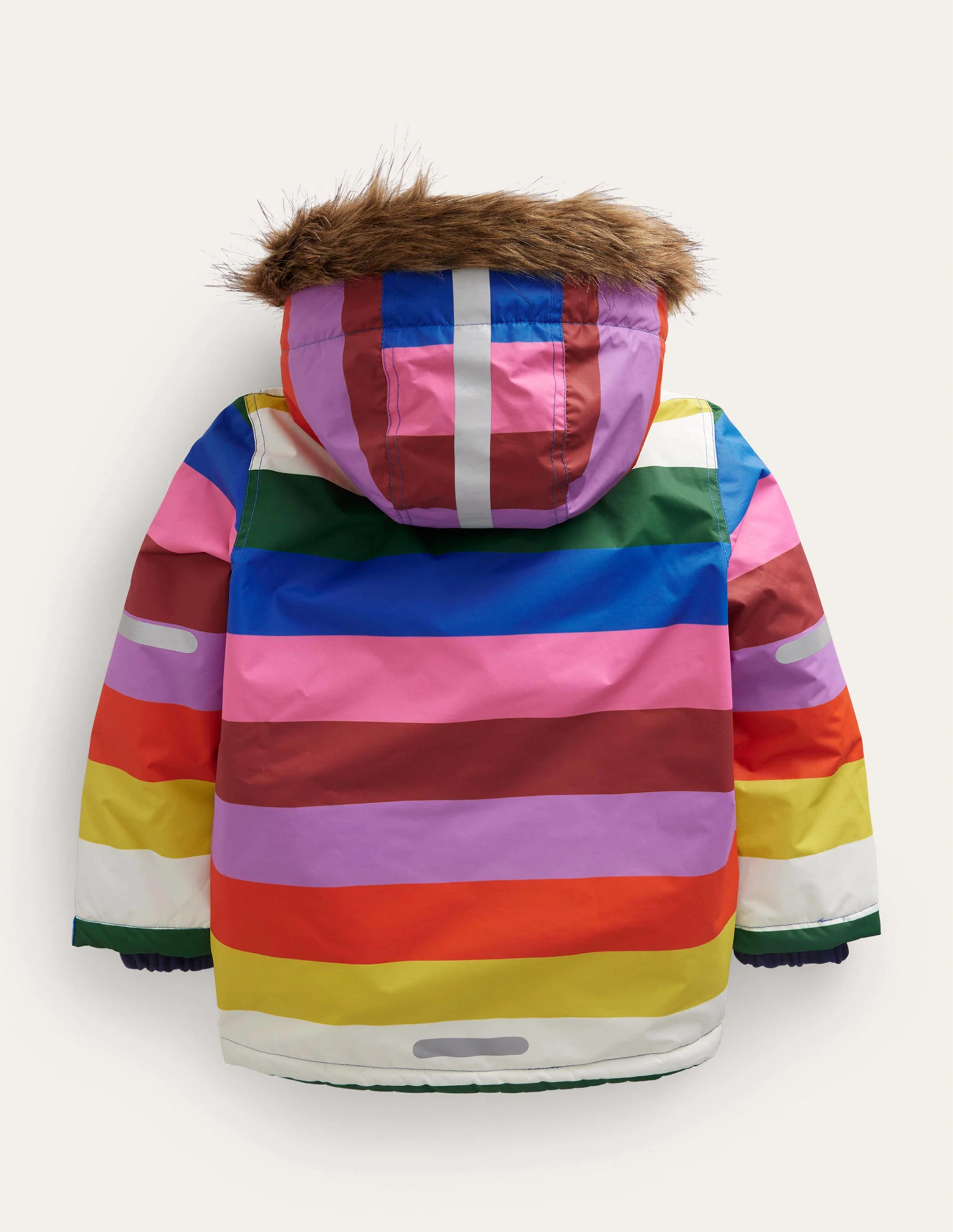 All-Weather Waterproof Jacket-Multi Patchwork Floral - Image 2
