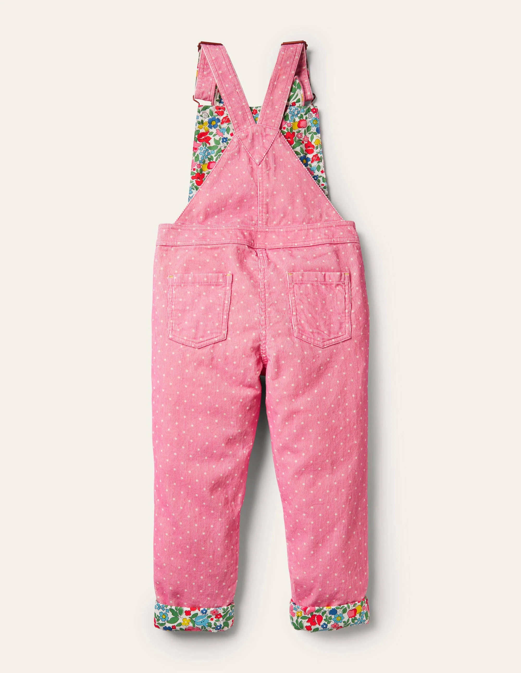 Appliqué Horse Dungarees-Formica Pink - Image 2