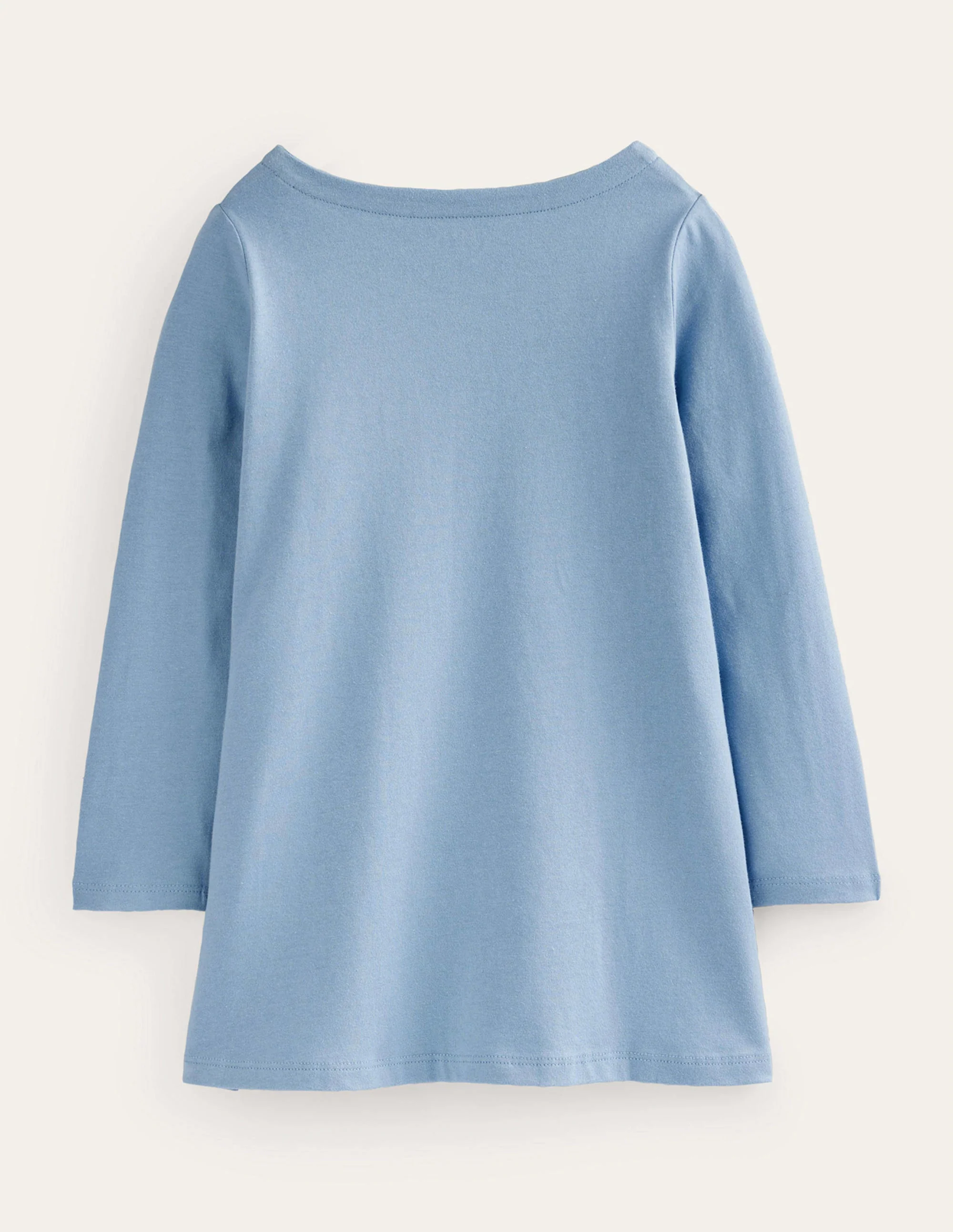 Appliqué Jersey Tunic-Pebble Blue Cats - Image 2