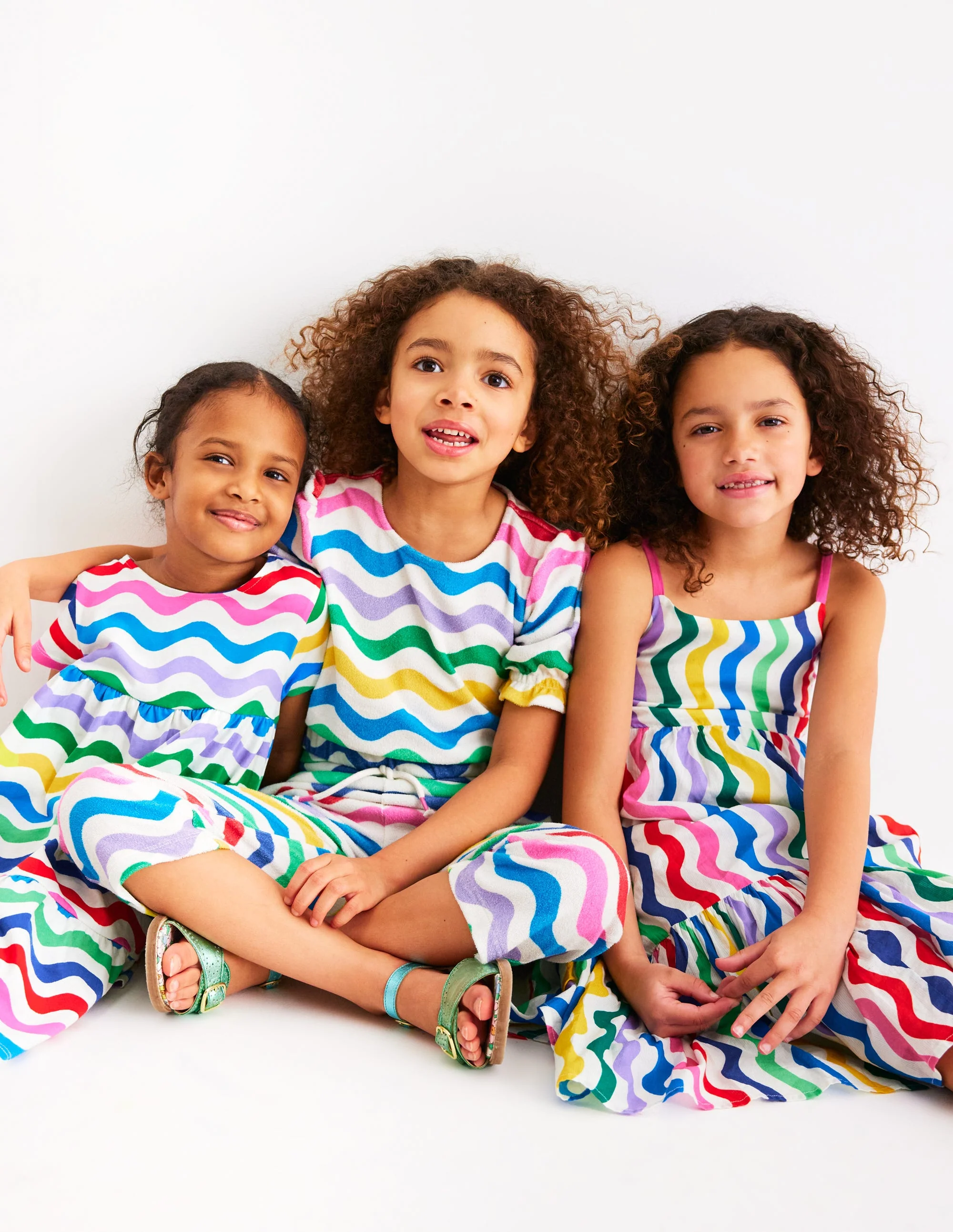 Ariel Twirly Jersey Dress-Multi Wave - Image 7