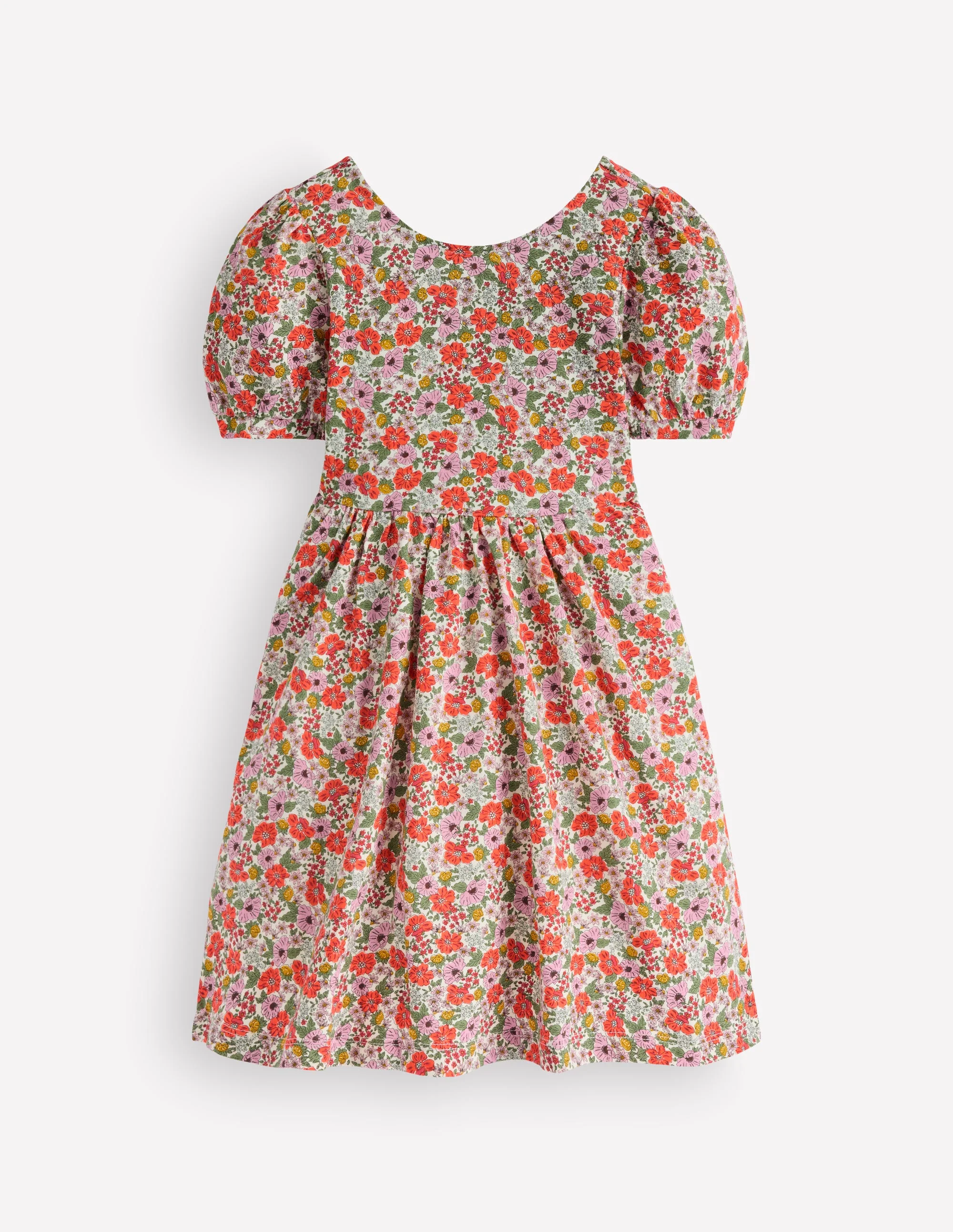 Ballerina Jersey Dress-Multi Floral