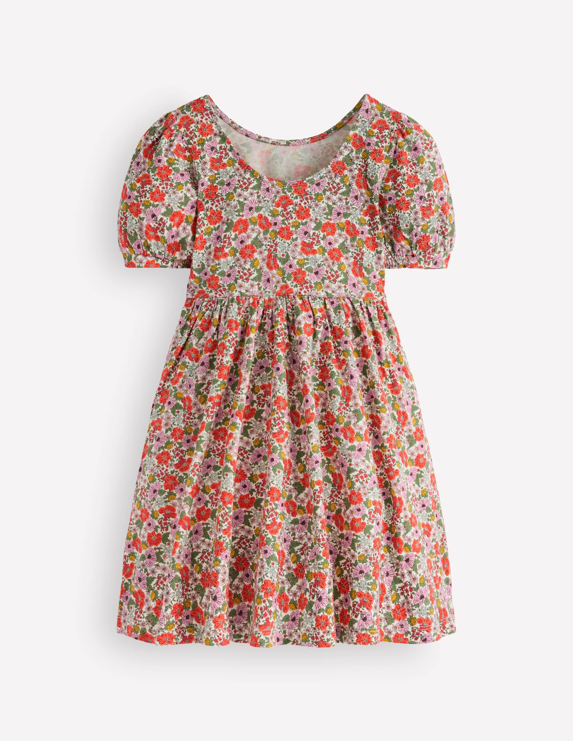 Ballerina Jersey Dress-Multi Floral - Image 2