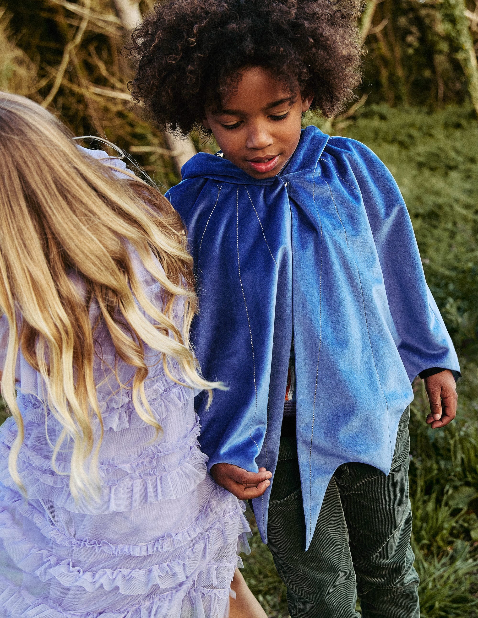 Bat Fancy Dress Cape-Starboard Blue Bat - Image 4
