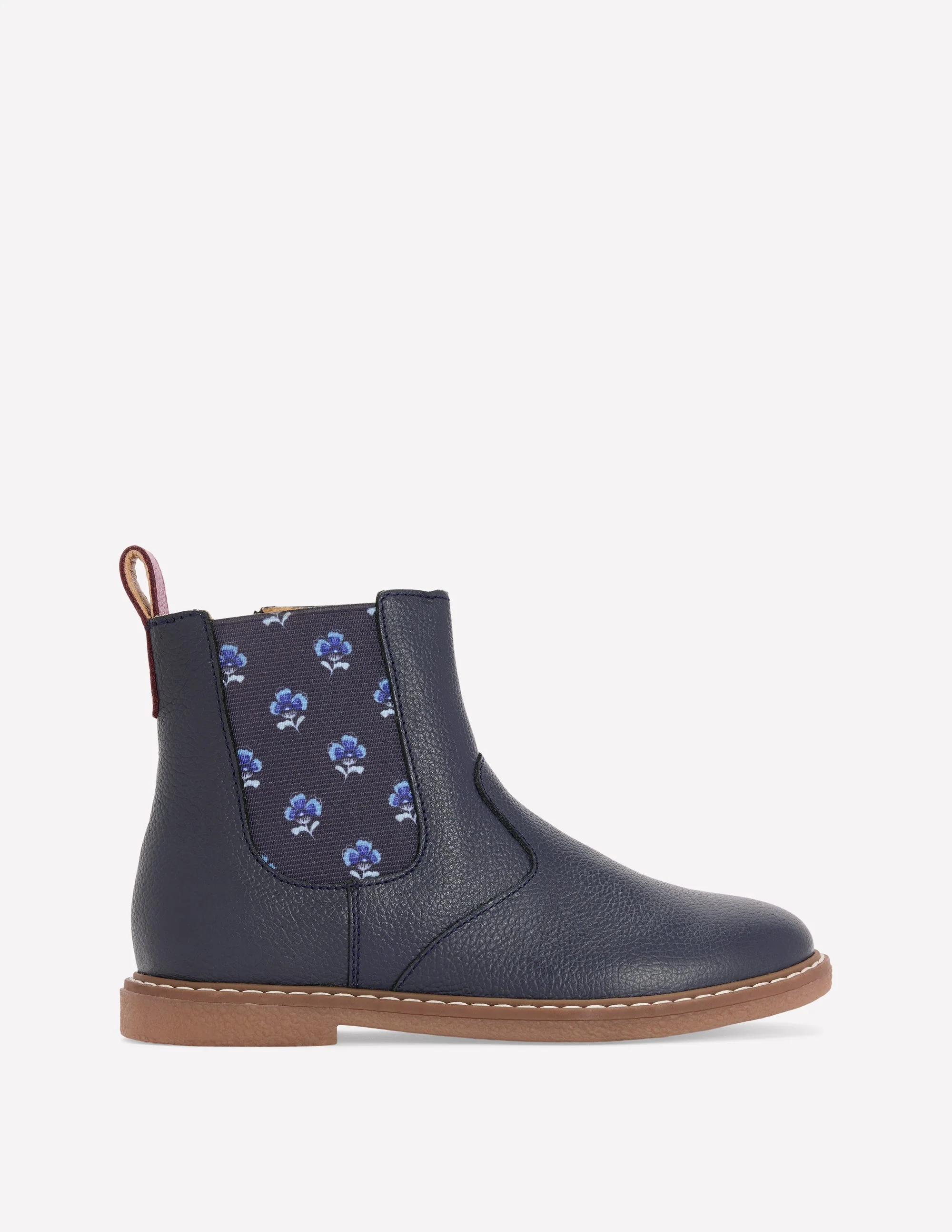 Chelsea Boots-Navy Floral