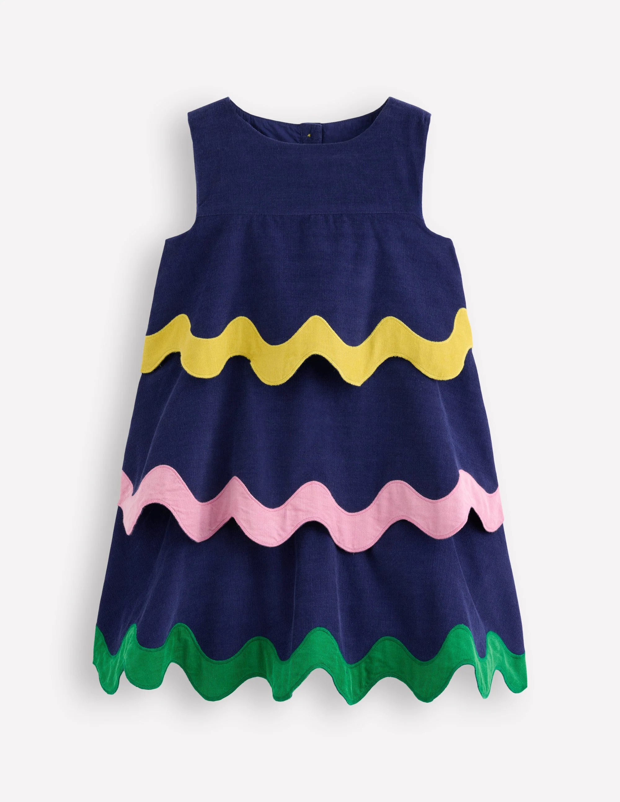 Corduroy Pencil Dress-Sapphire Blue