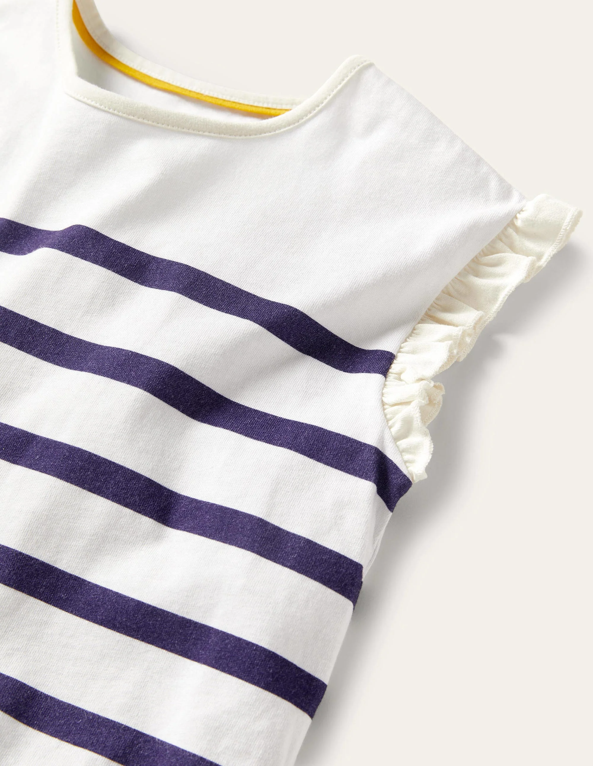 Faye Jersey Top-Starboard Navy/ Ivory - Image 3