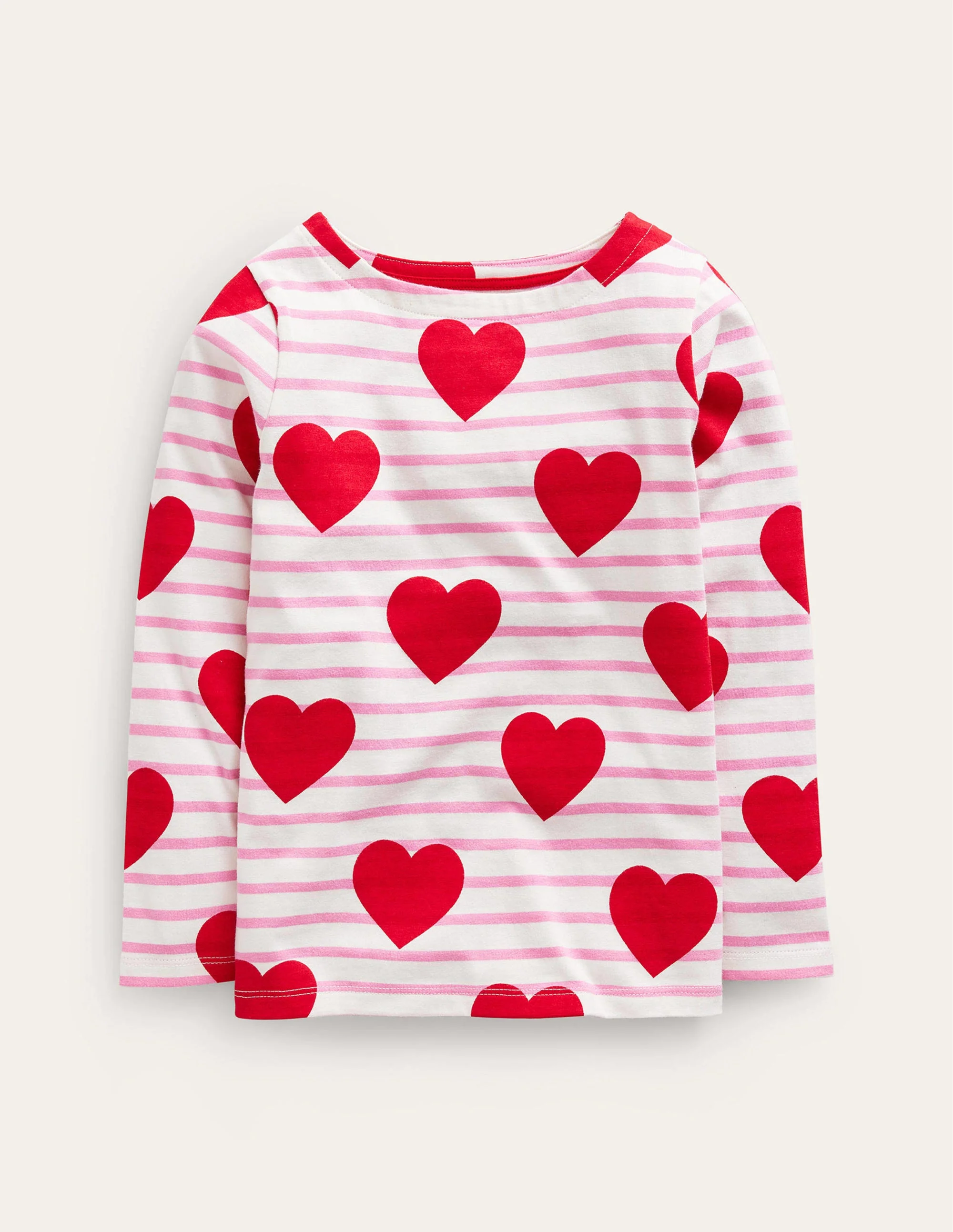 Fun Breton-Poppy Red Heart