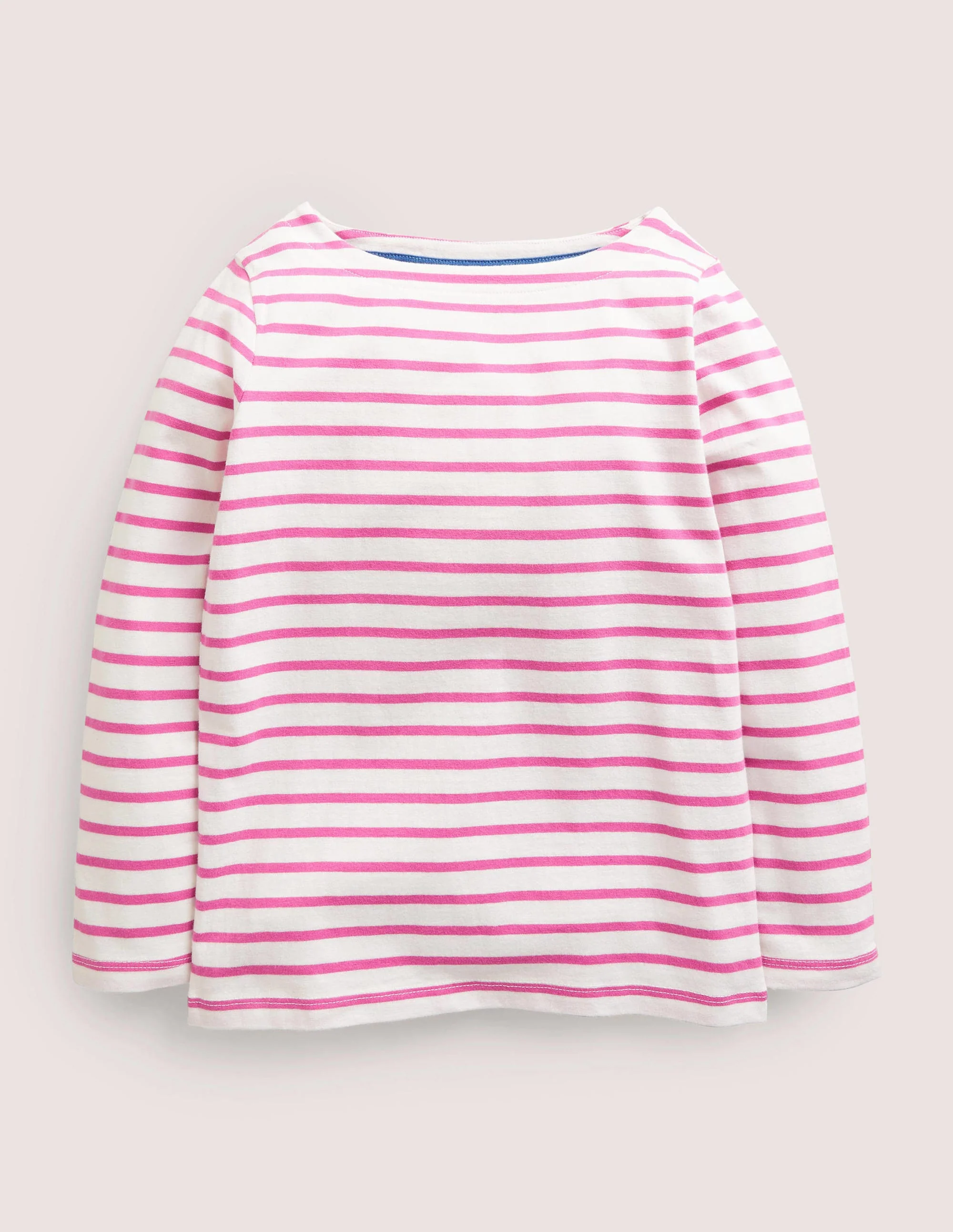 Fun Breton-Tickled Pink/Ivory