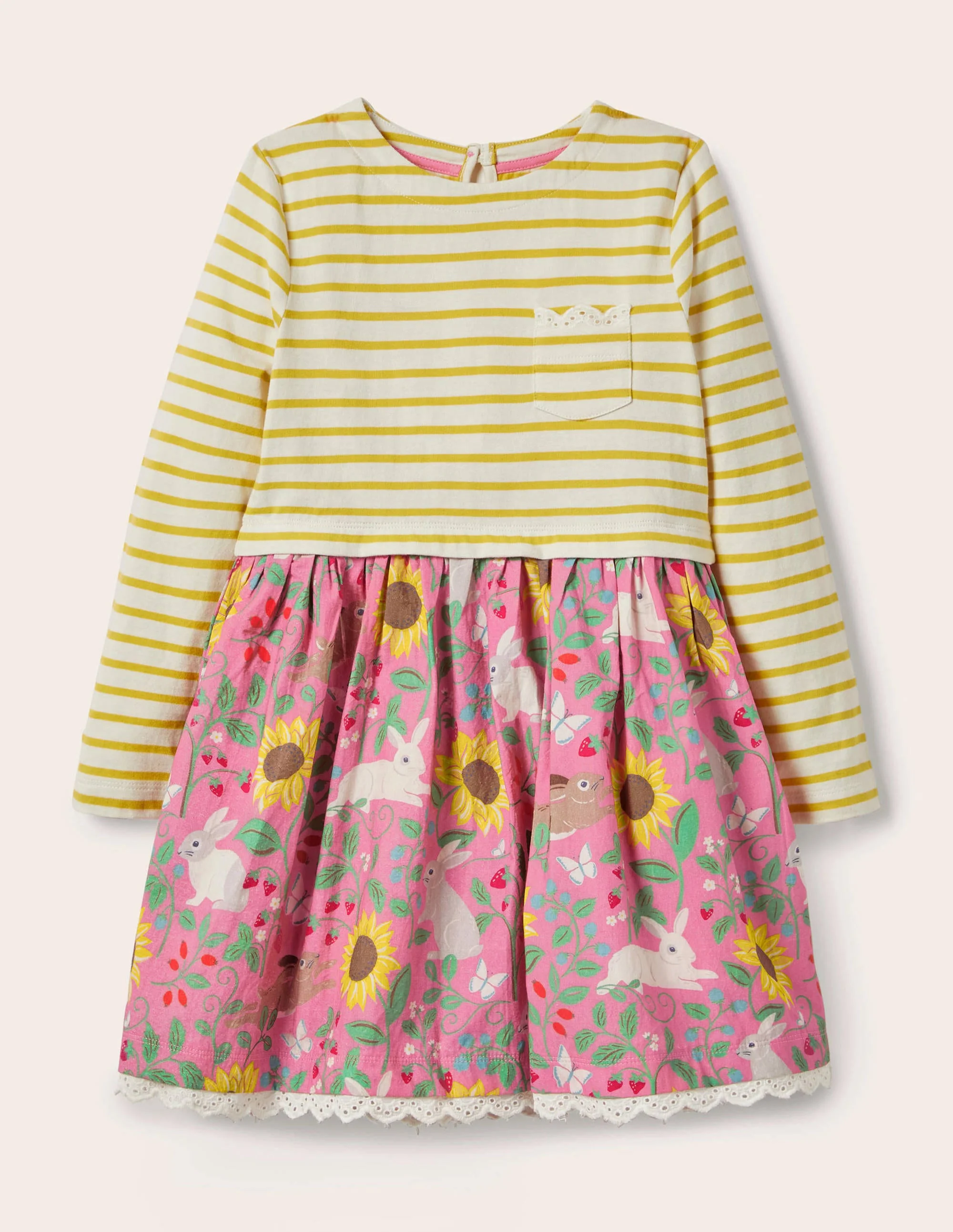 Hotchpotch Dress-Pink Lemonade Berry Patch