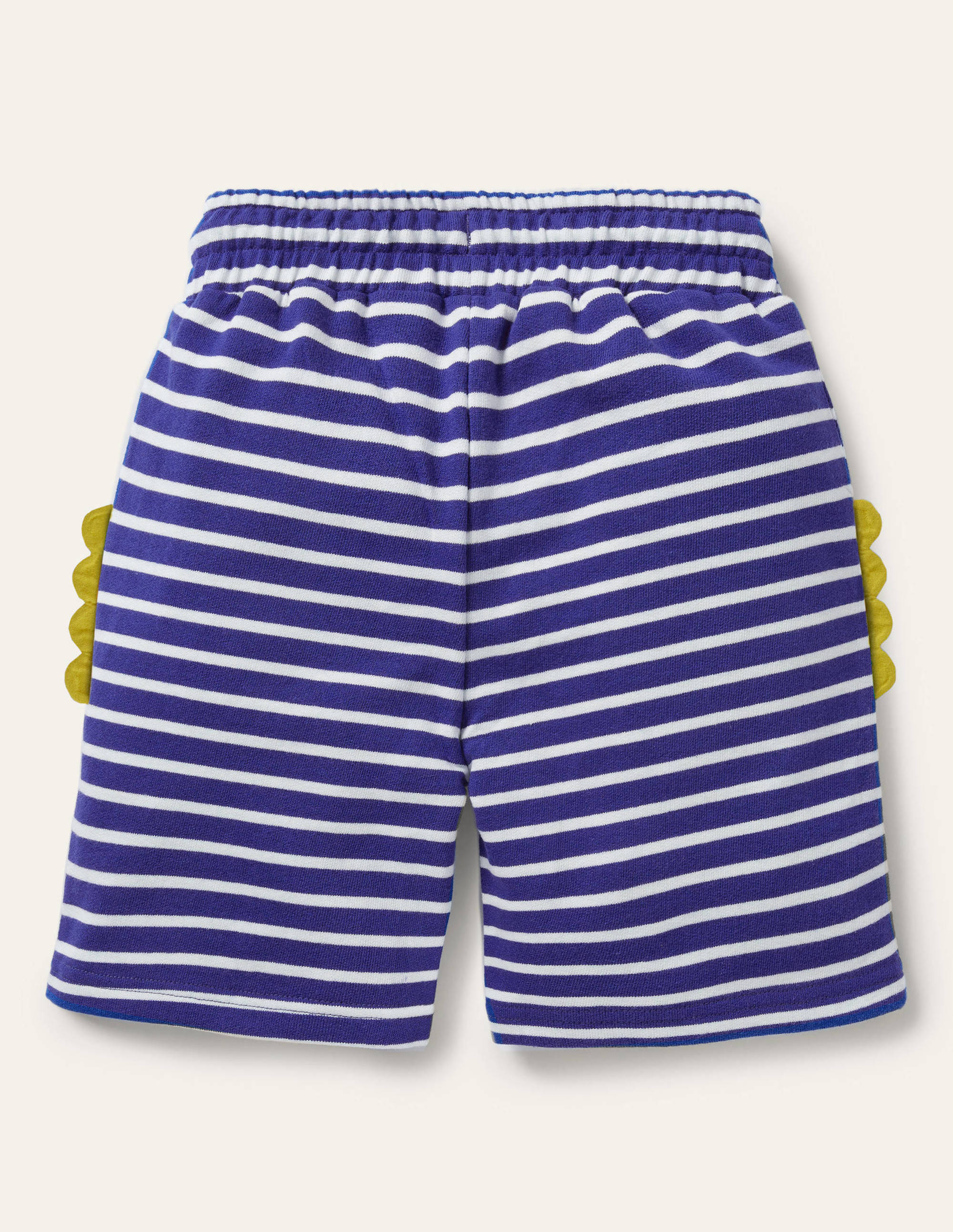Jersey Appliqué Shorts-Blue Wave/Ivory Seahorse - Image 2