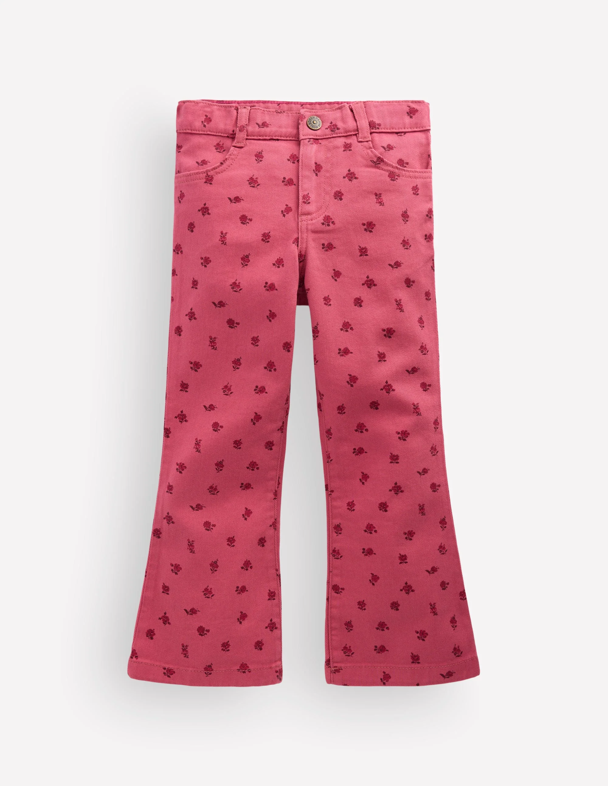 Kick Flare Jean-Winter Blush Vintage Roses