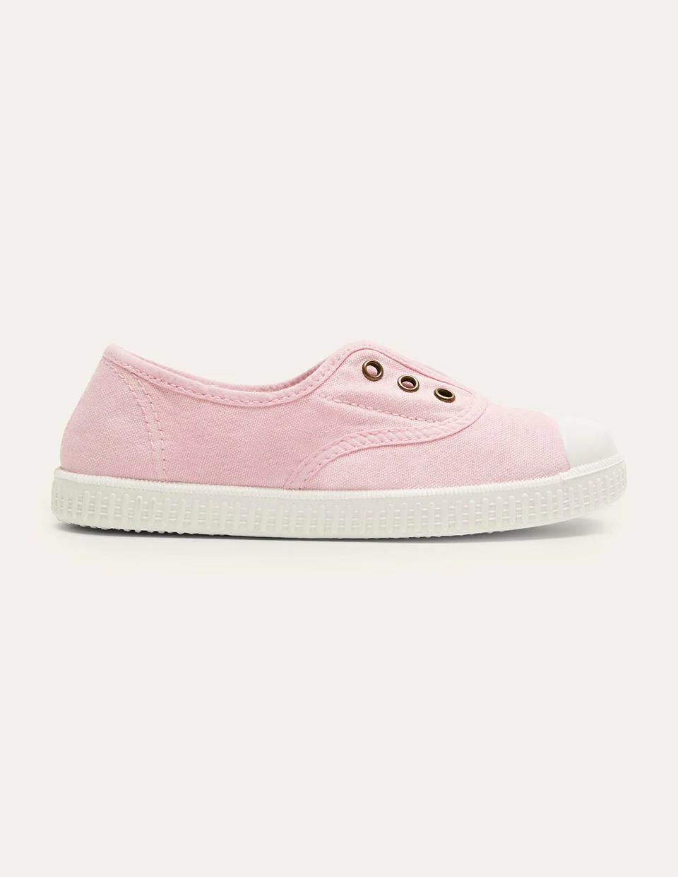 Laceless Canvas Pull-ons-Cameo Pink - Image 4