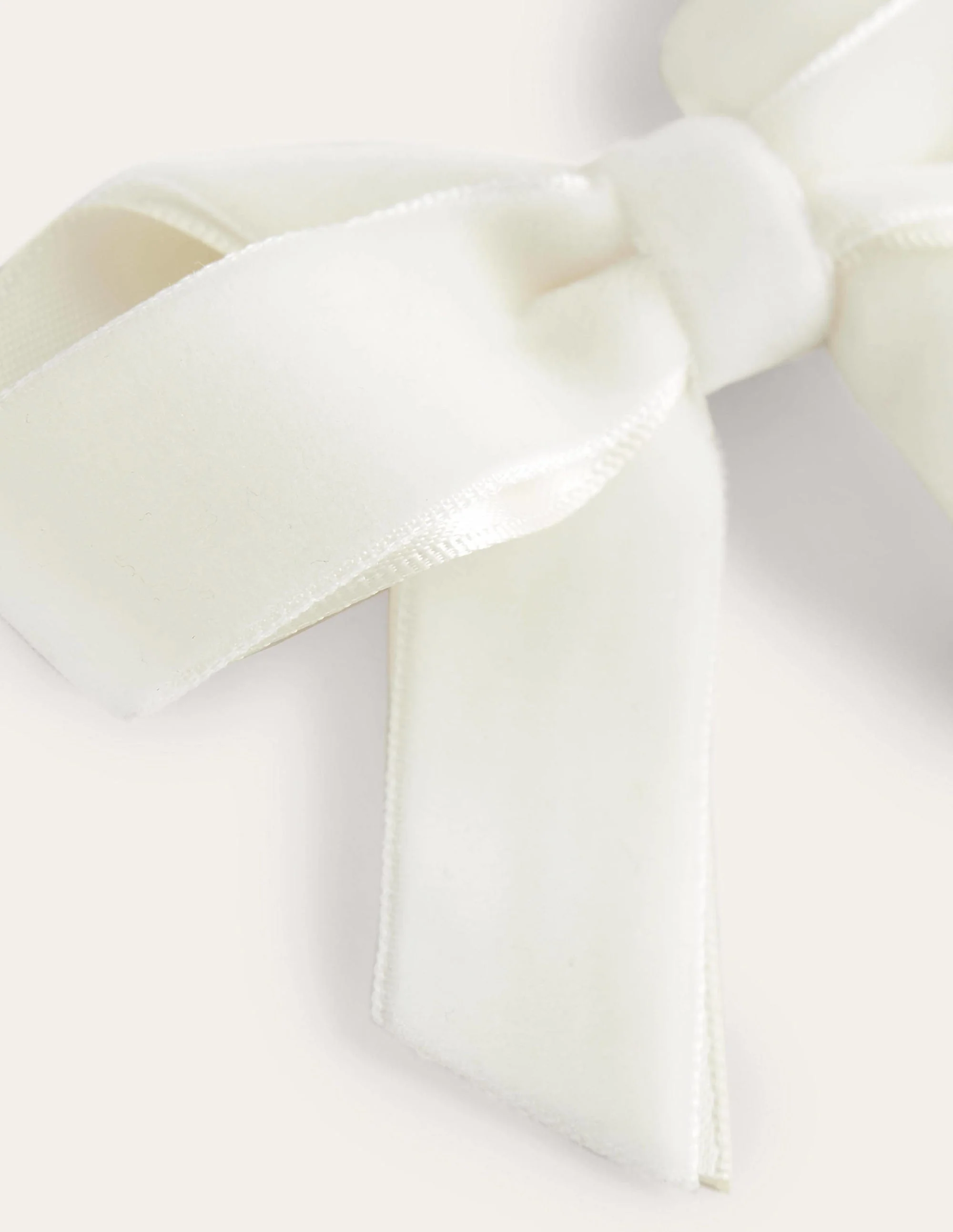 Large Bow Hair Clip-Ivory - Image 2