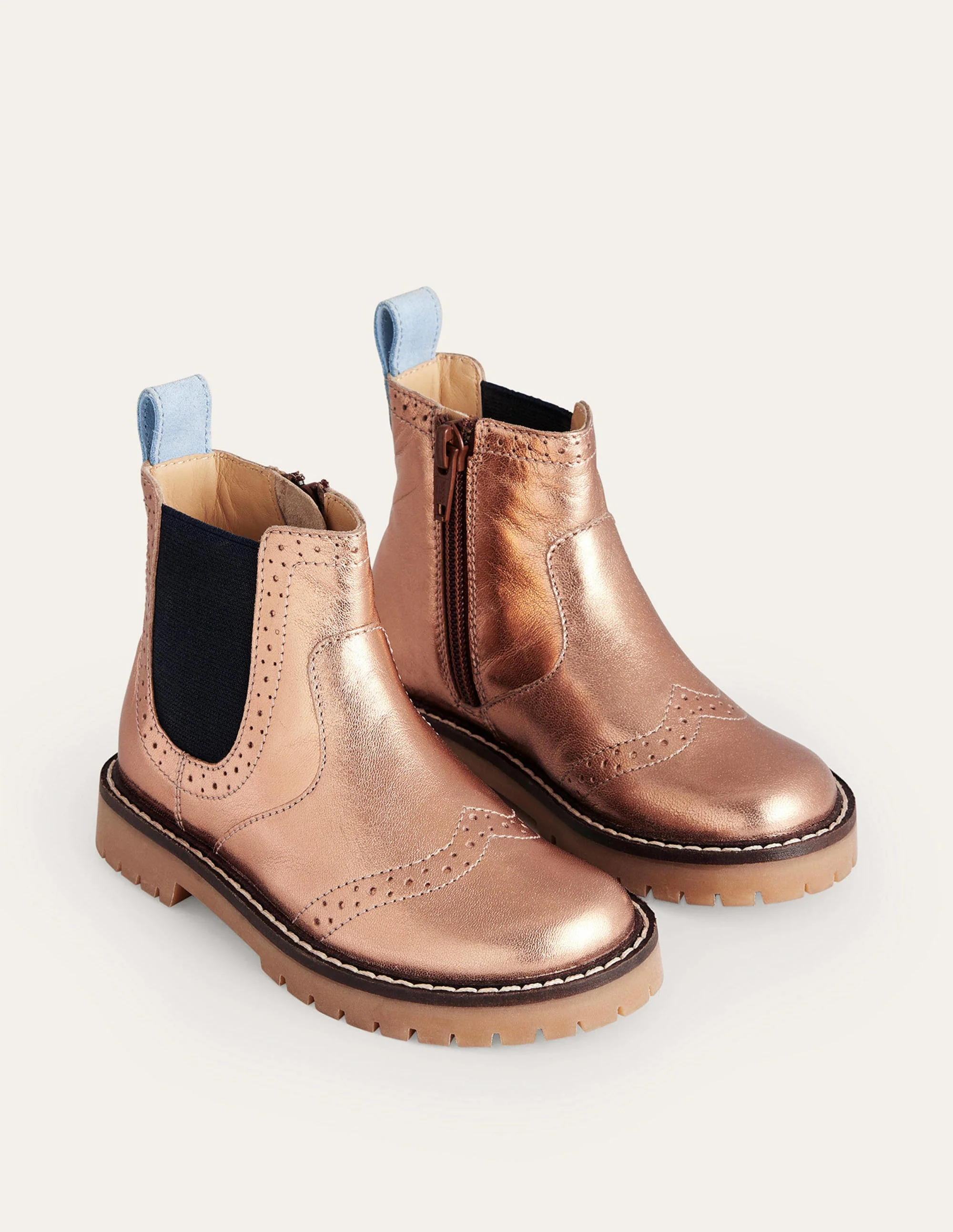 Leather Chelsea Boots-Classic Bronze - Image 2