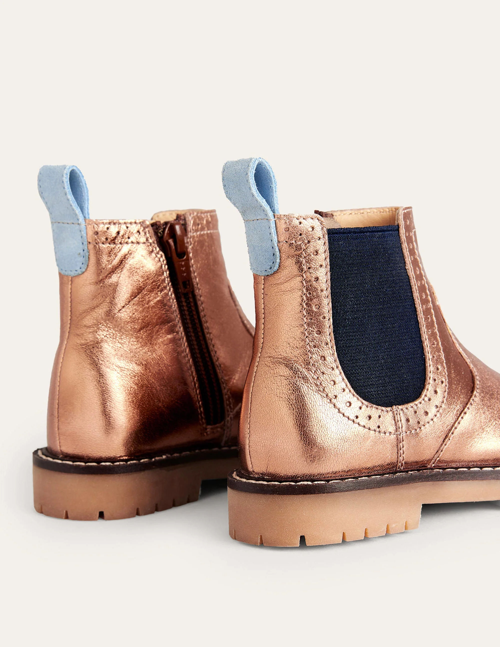 Leather Chelsea Boots-Classic Bronze - Image 3