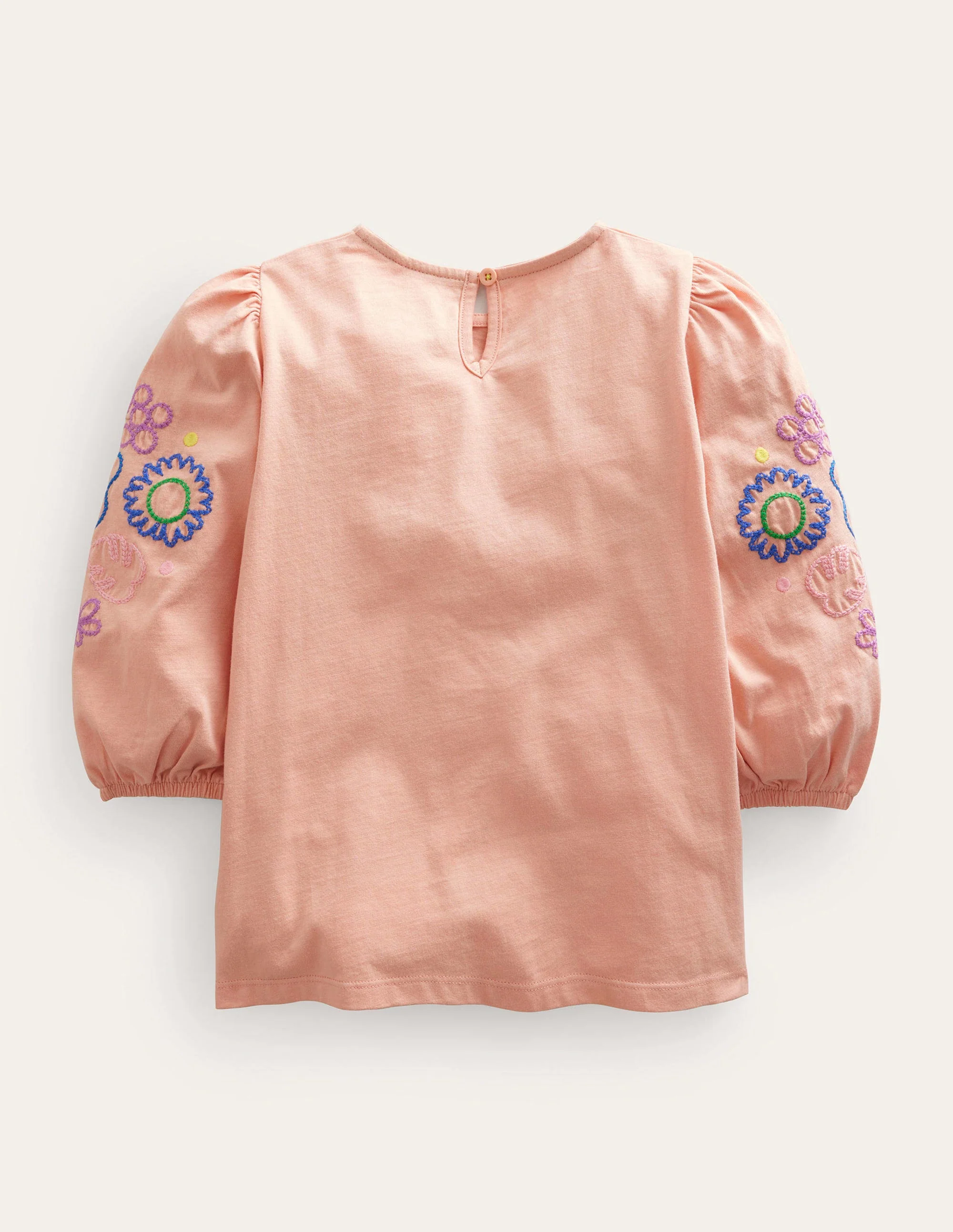 Logo Embroidered Top-Dusty Pink Pineapple - Image 2