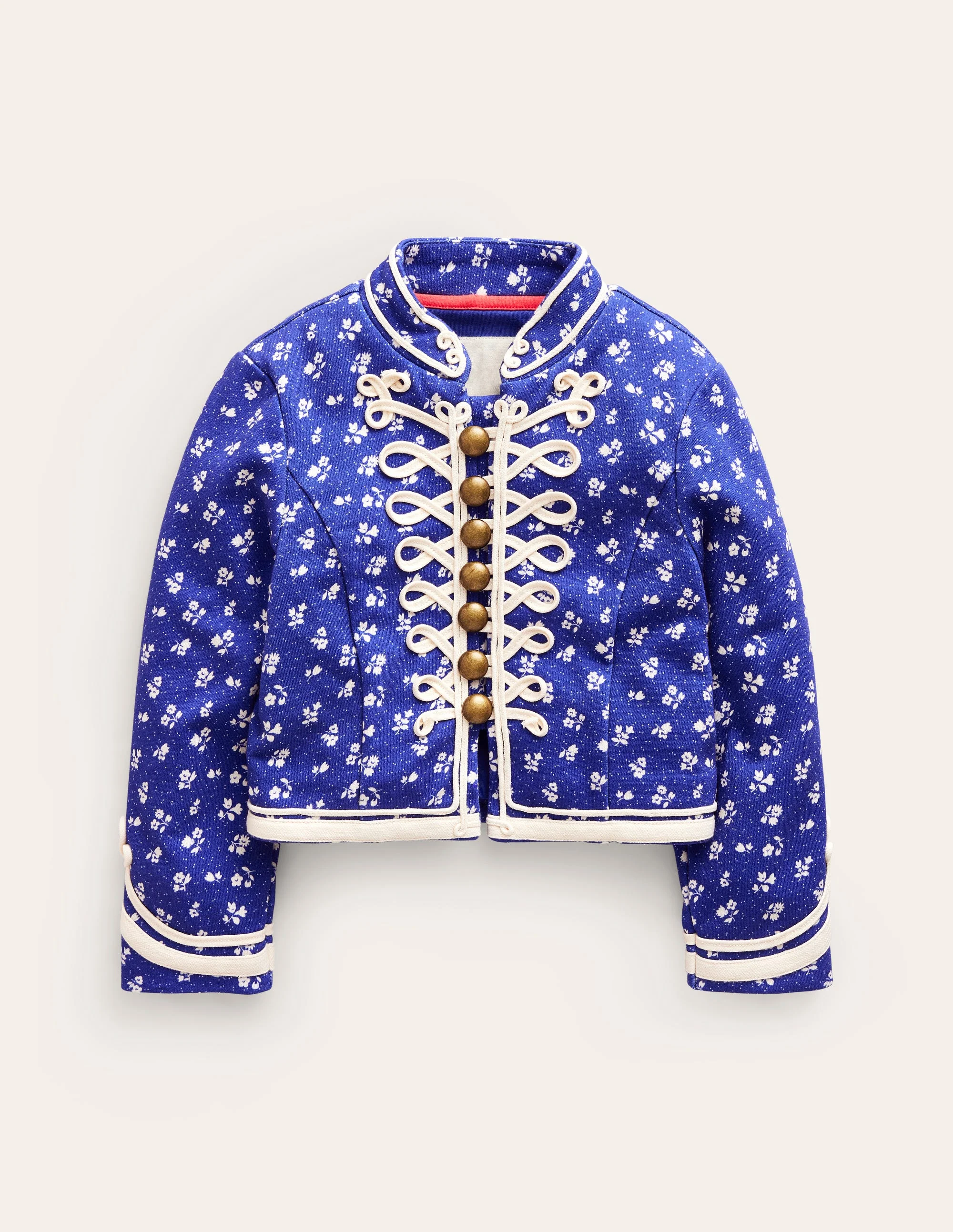 Military Jacket-Indigo Sprig Floral - Image 3