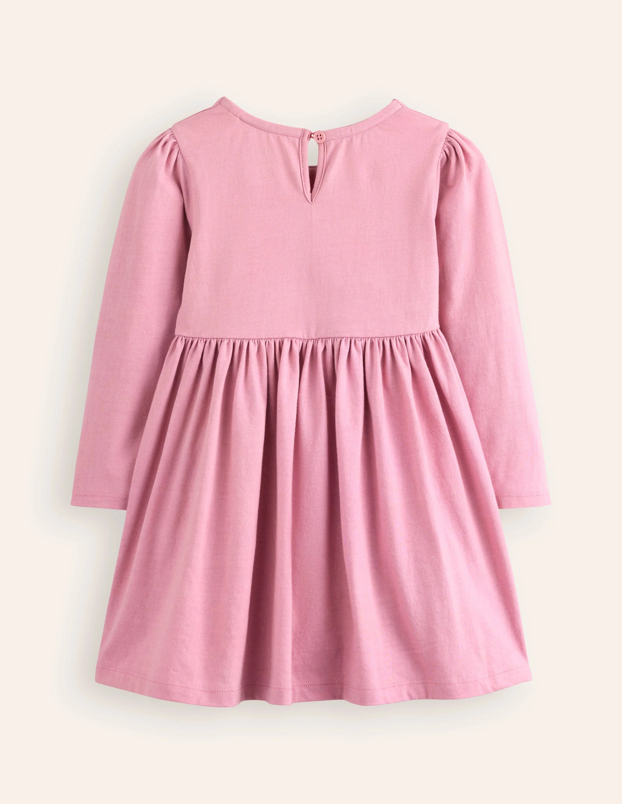 Nellie Appliqué Flare Dress-Vintage Pink Woodland - Image 2