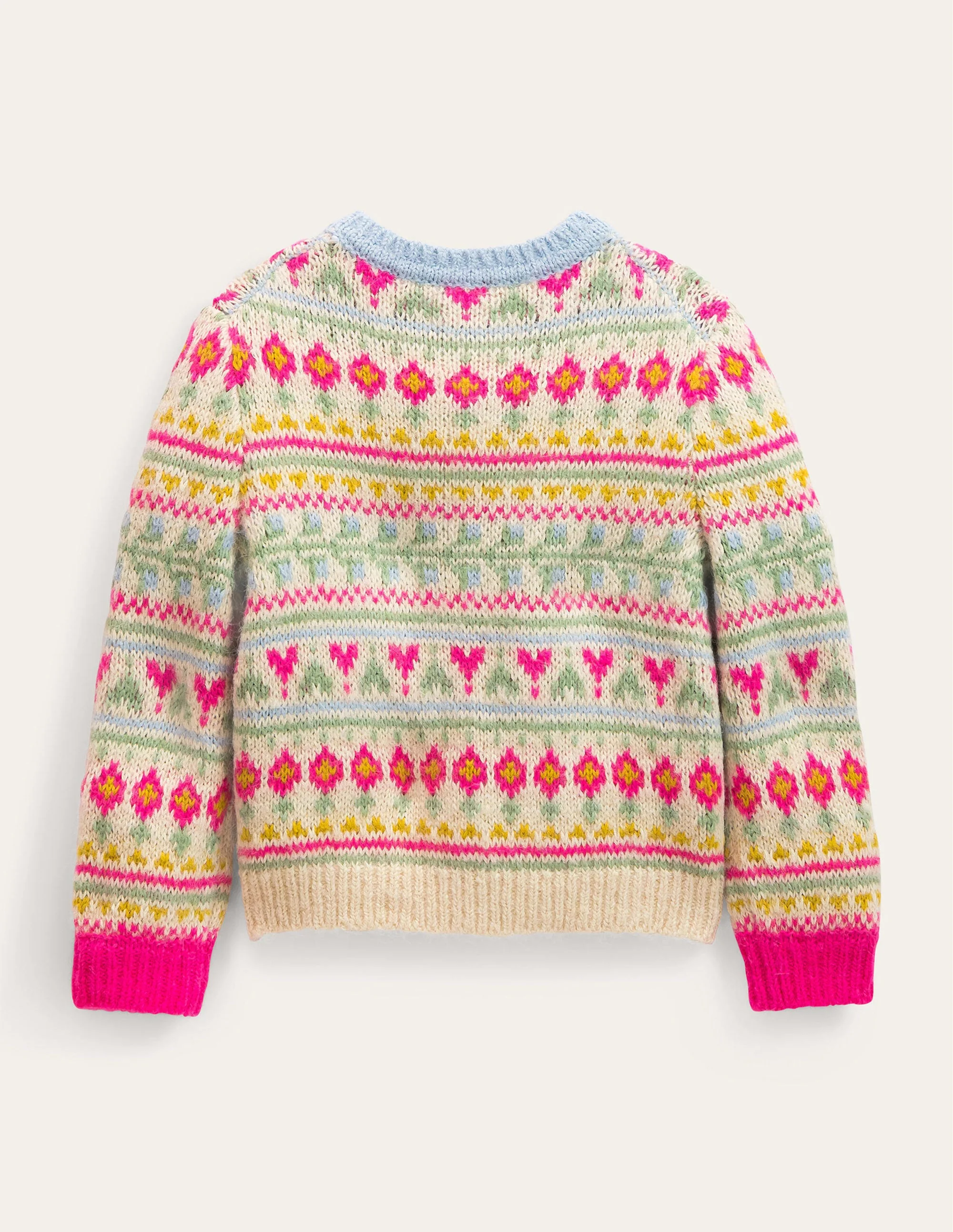 Oversized Fair Isle Cardigan-Multi - Image 2