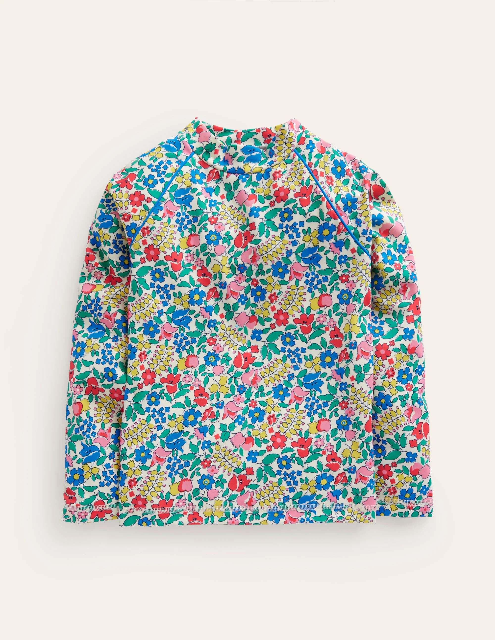 Patterned Rash Vest-Multi Flowerbed