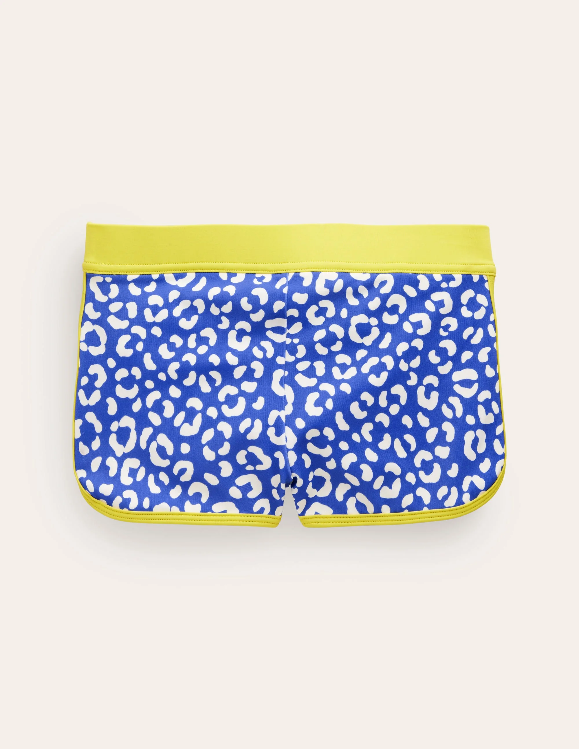 Patterned Swim Shorts-Blue Leopard - Image 2
