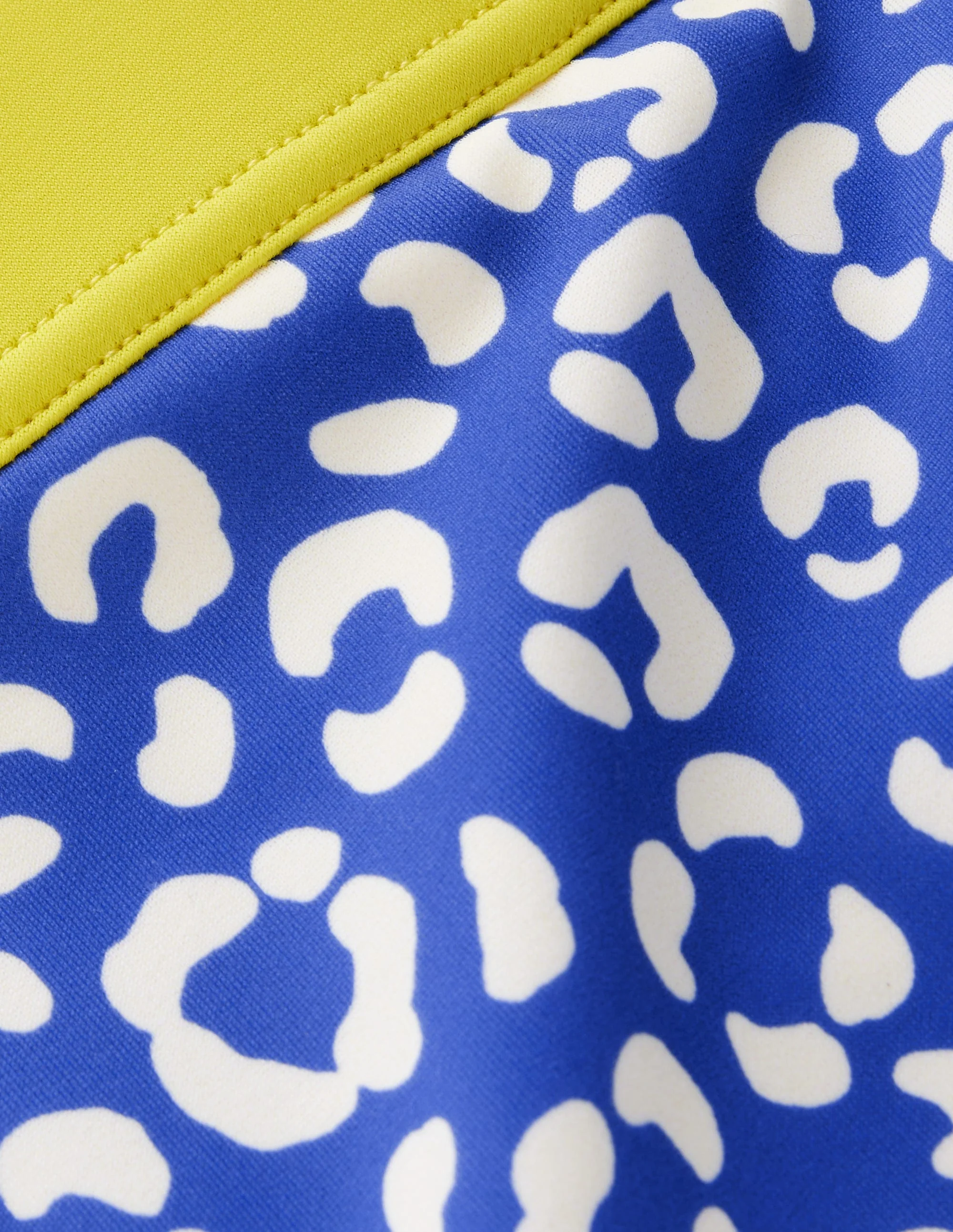 Patterned Swim Shorts-Blue Leopard - Image 3