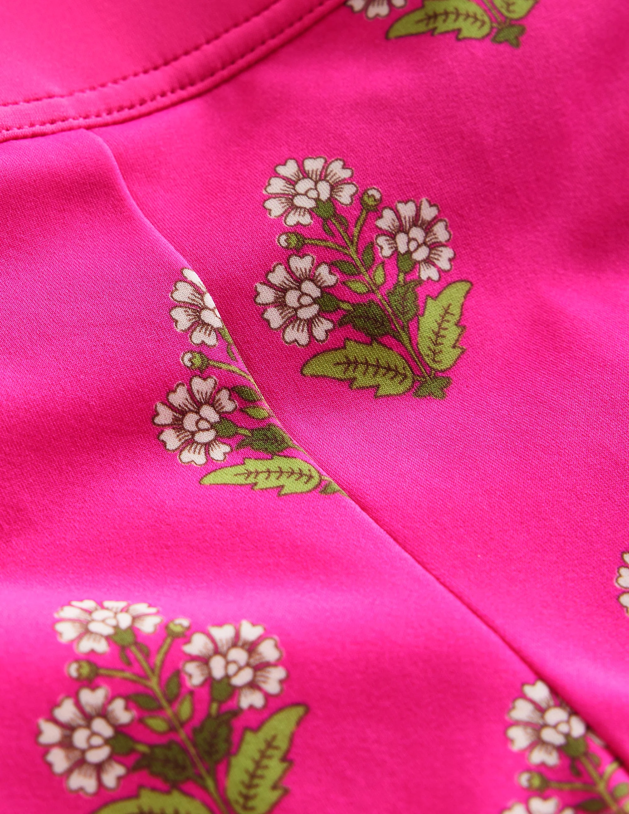 Patterned Swim Shorts-Pink Small Woodblock - Image 3