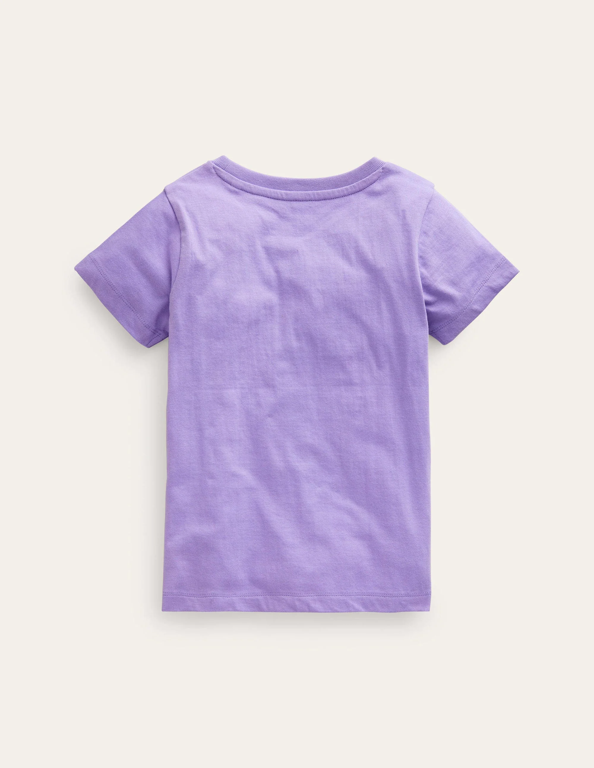 Peeping Pocket T-Shirt-Parma Violet Purple - Image 2