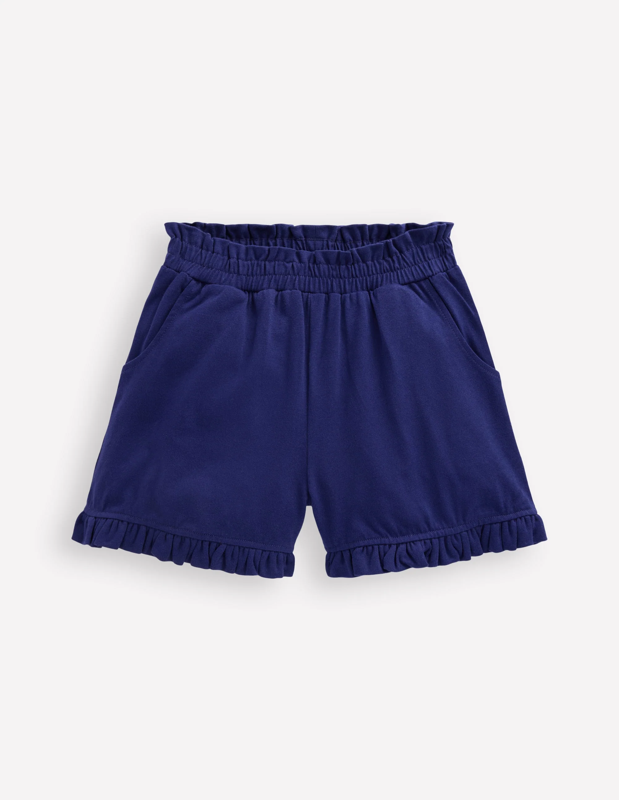 Pretty Jersey Shorts-Navy