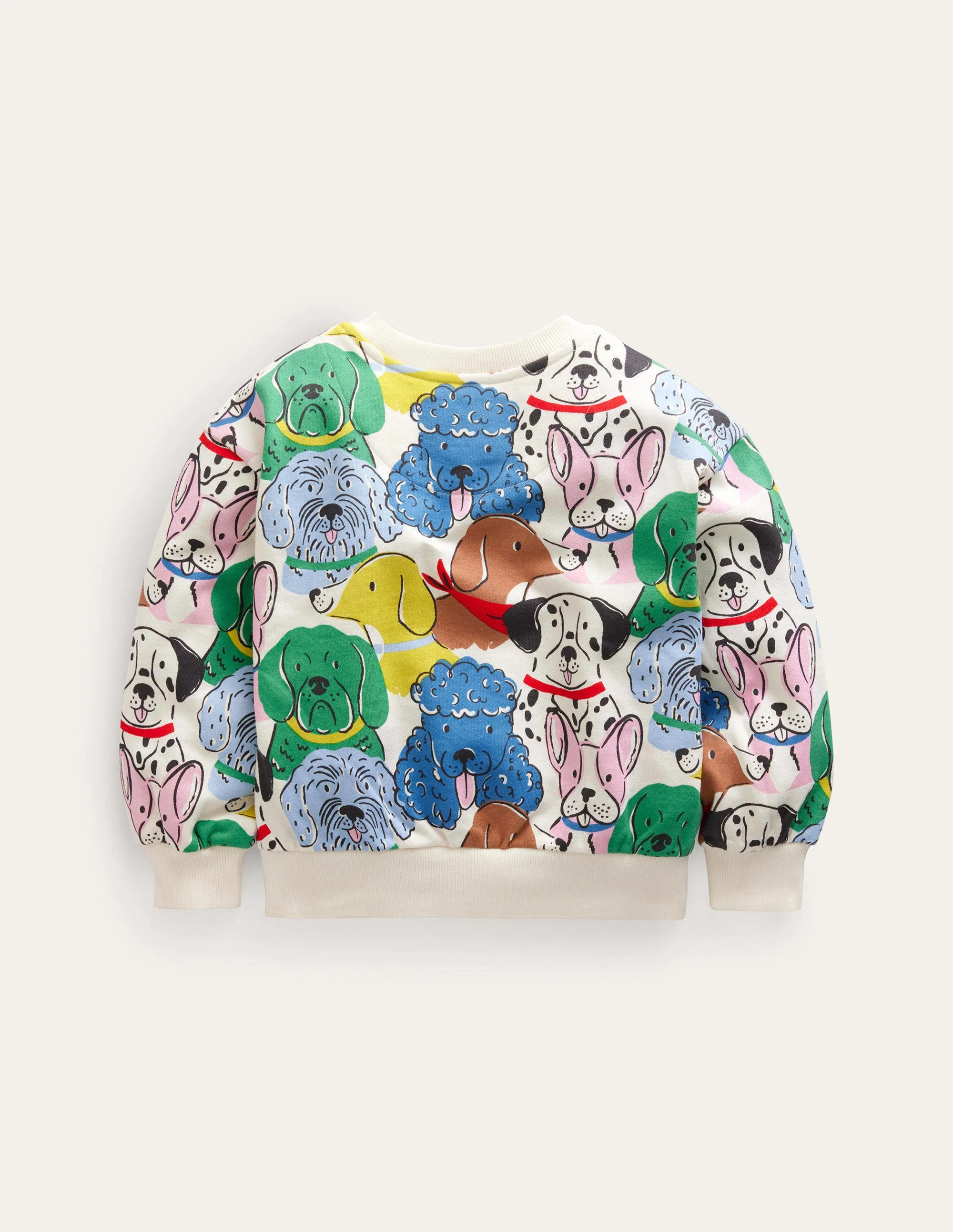 Printed Relaxed Sweatshirt-Multi Dogs