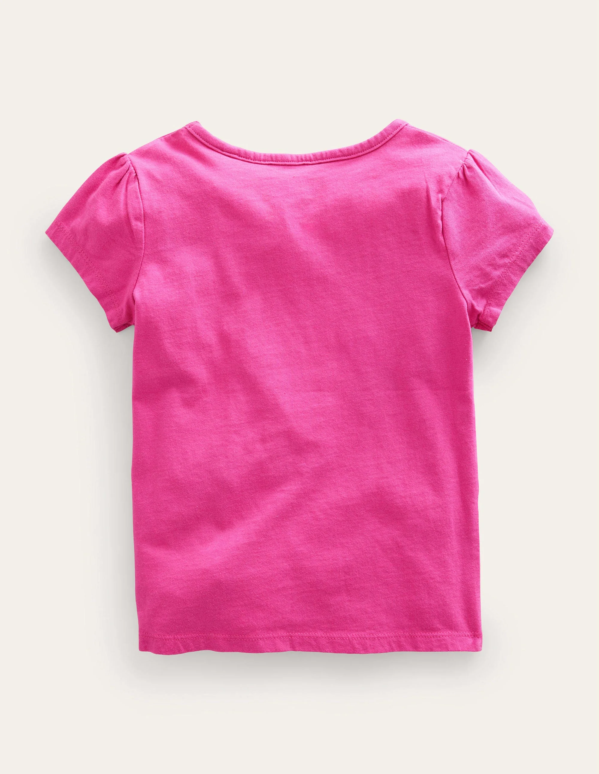 Puff Sleeve Appliqué T-shirt-Tickled Pink Sloths - Image 2