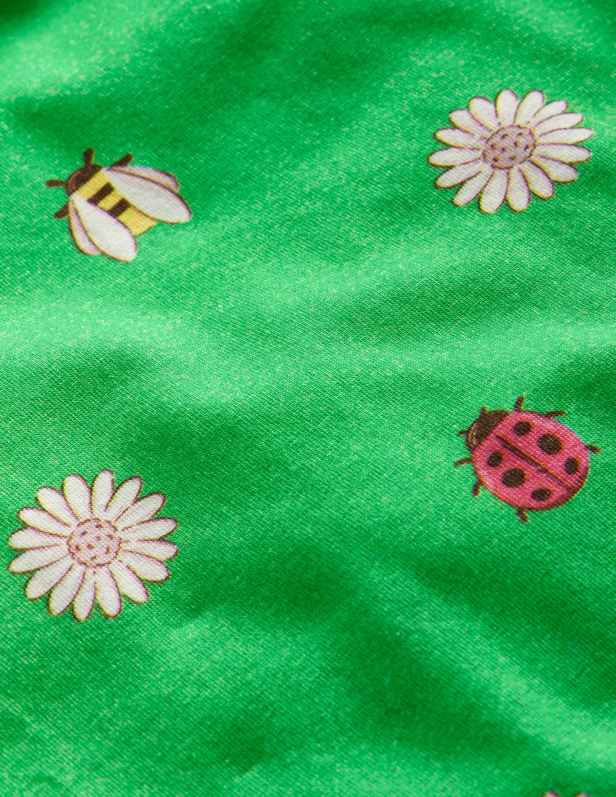 Relaxed T-shirt-Pea Green Daisy Bugs - Image 3