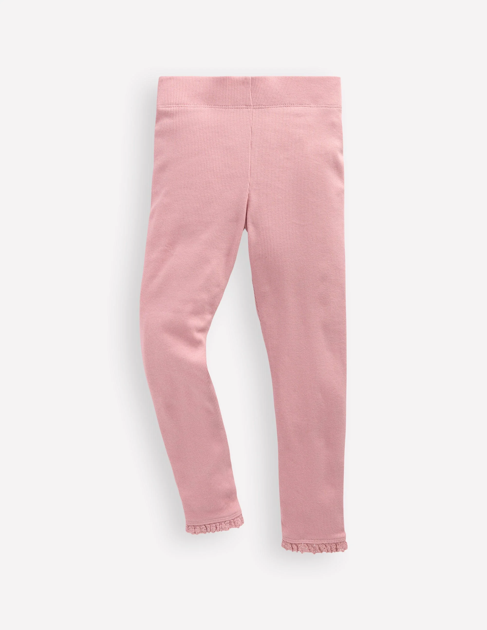 Ribbed Leggings-Vintage Pink