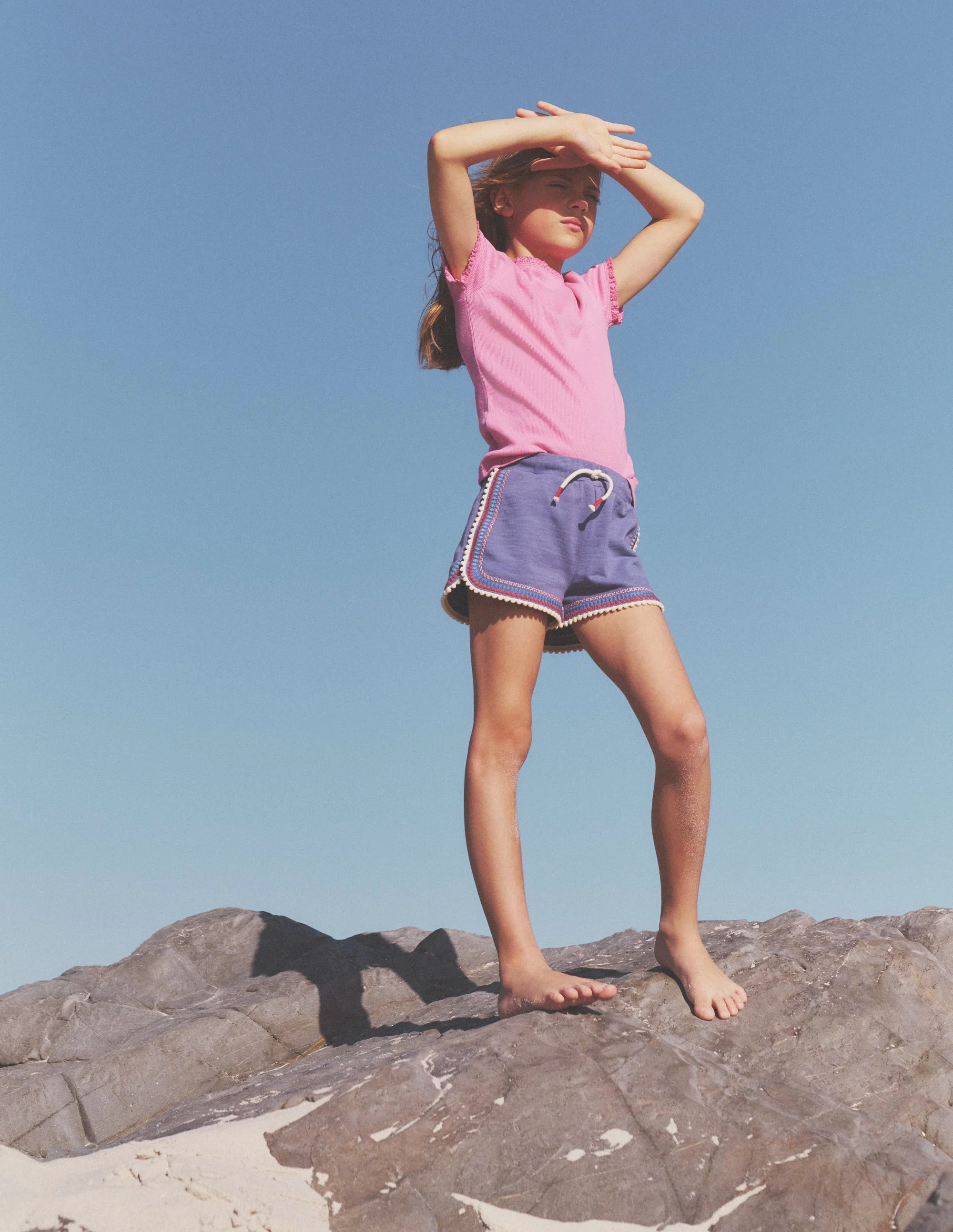 Ribbed Short Sleeve T-Shirt-Strawberry Ice - Image 4