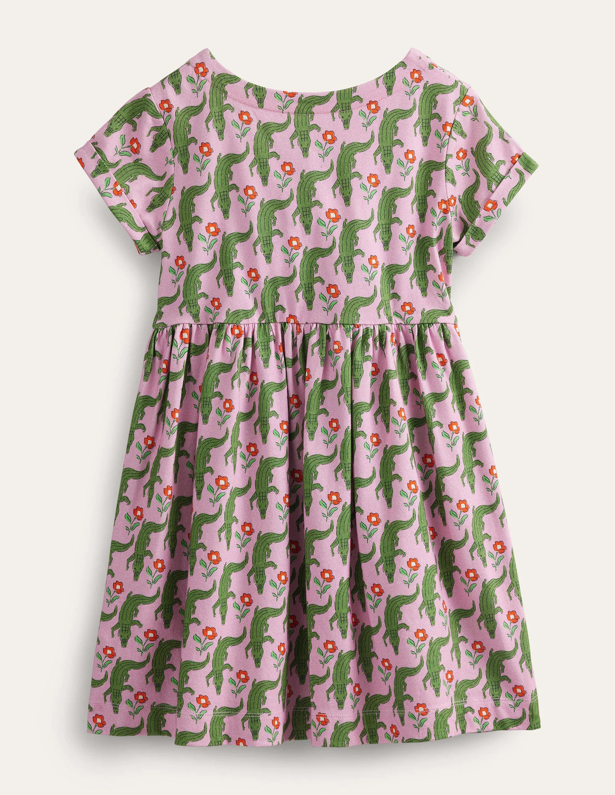 Short Sleeve Fun Jersey Dress-Soft Lavender Crocs - Image 2