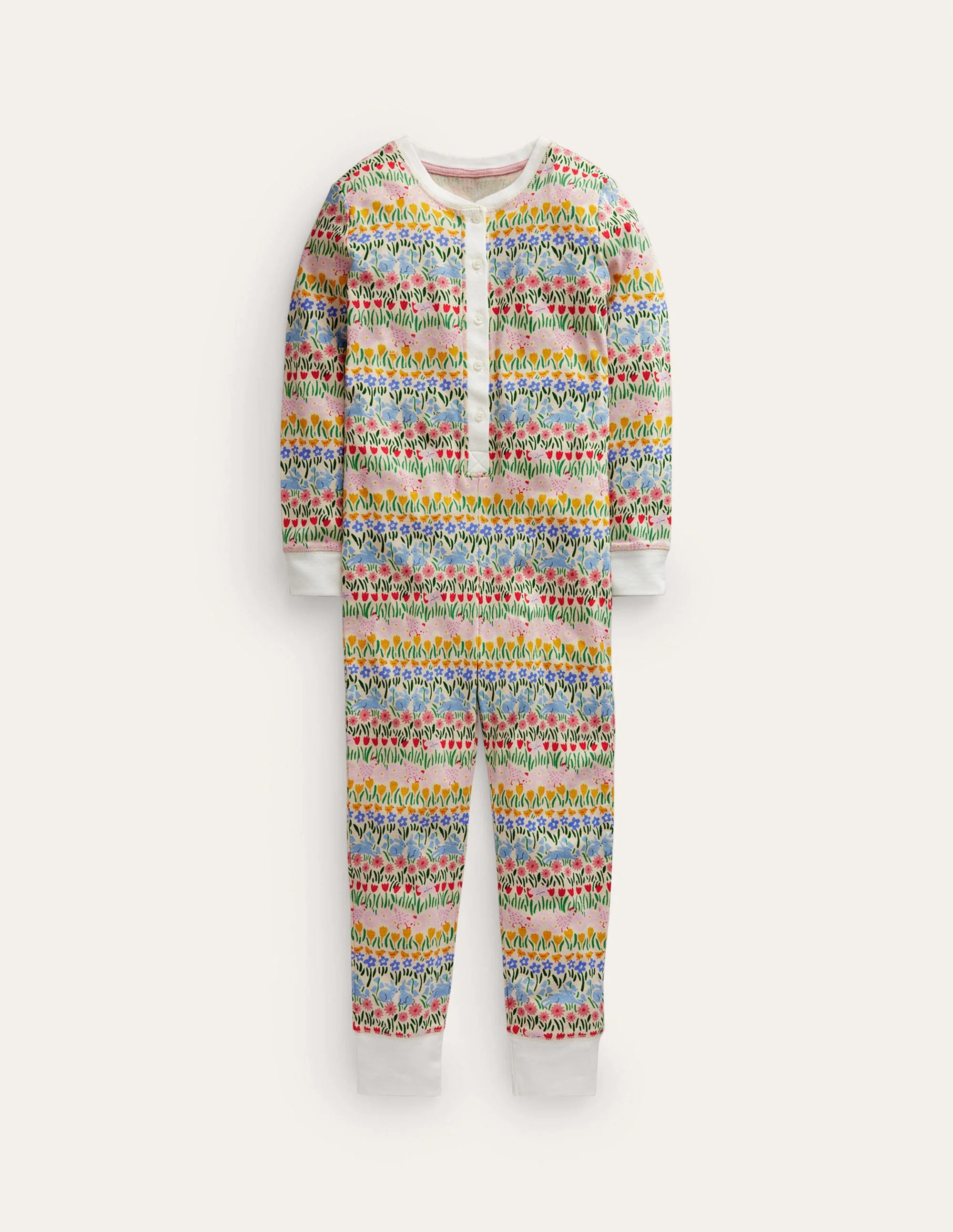 Snug All-In-One Pyjamas-Spring Time Floral