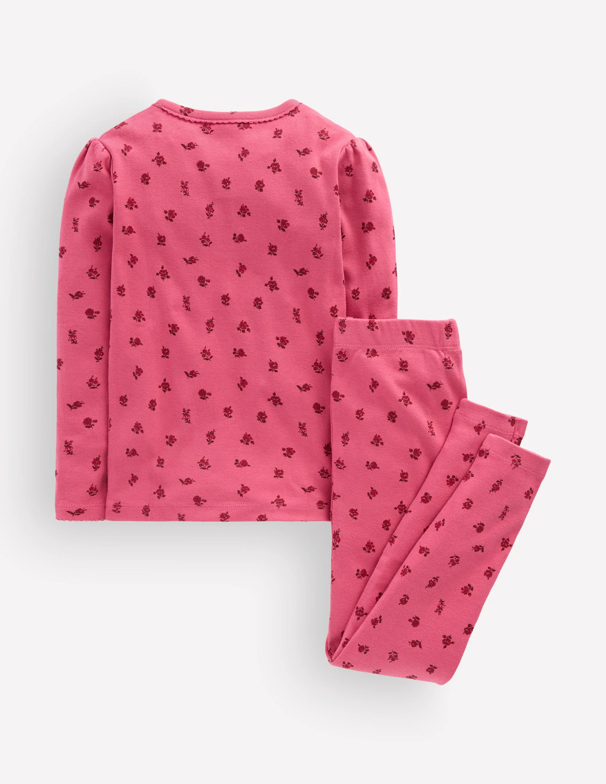 Snug Henley Pyjamas-Floral - Image 2