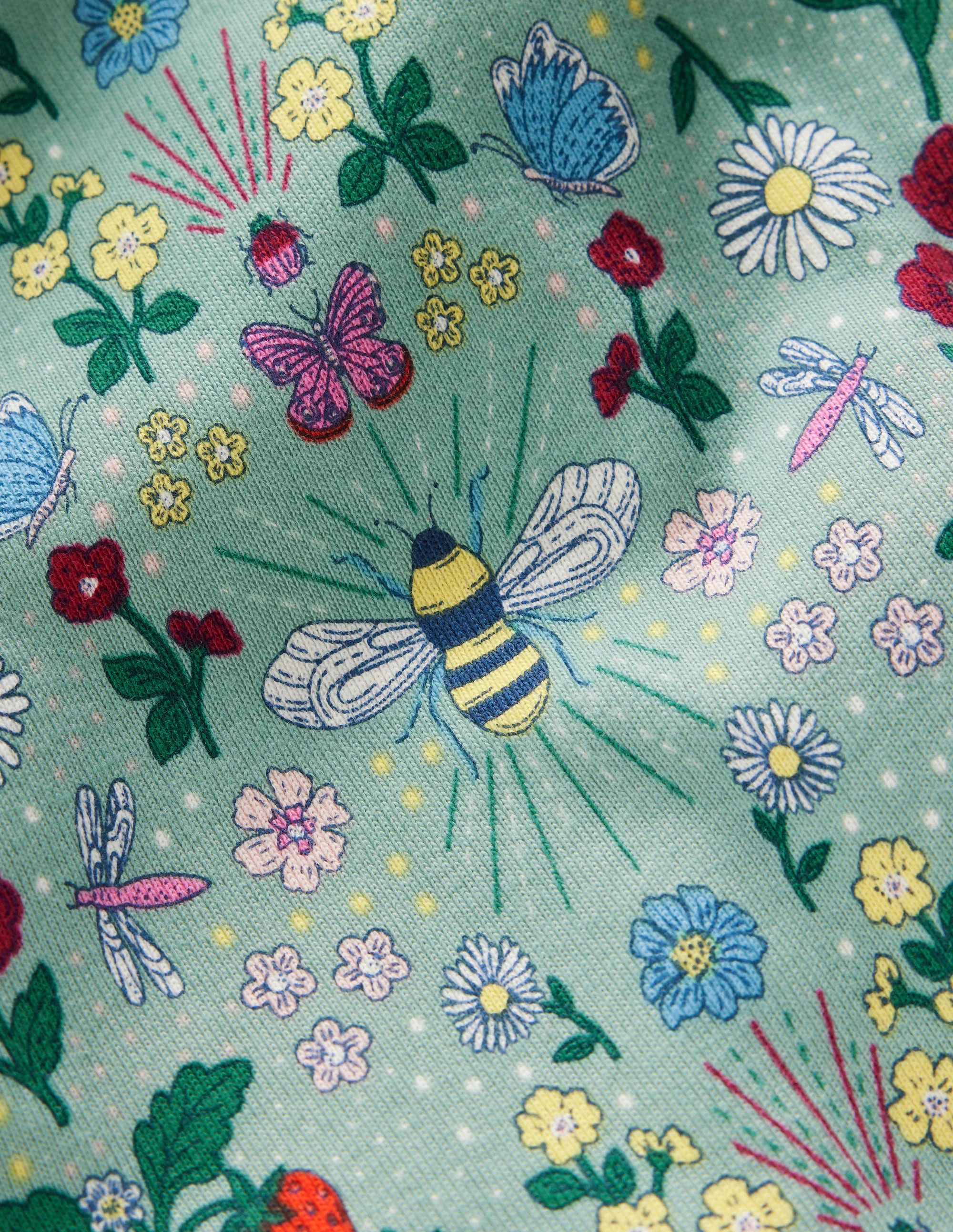 Snug Long John Pyjamas-Bee Garden - Image 3