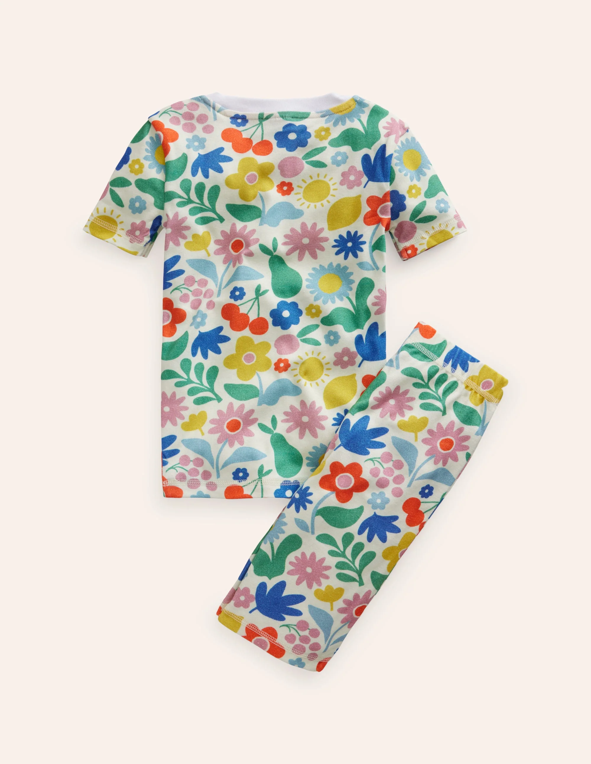 Snug Short John Pyjamas-Multi Holiday Stencil - Image 2