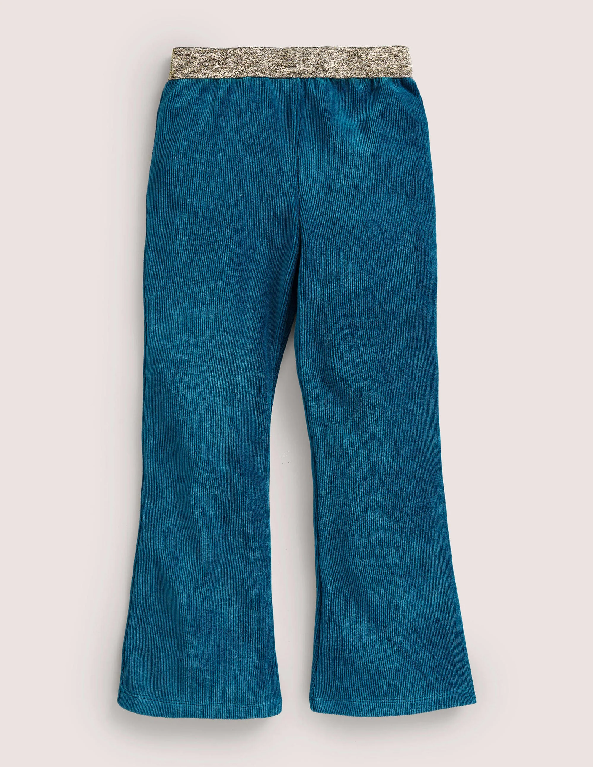 Sparkle Waist Kick Flare-Baltic Blue