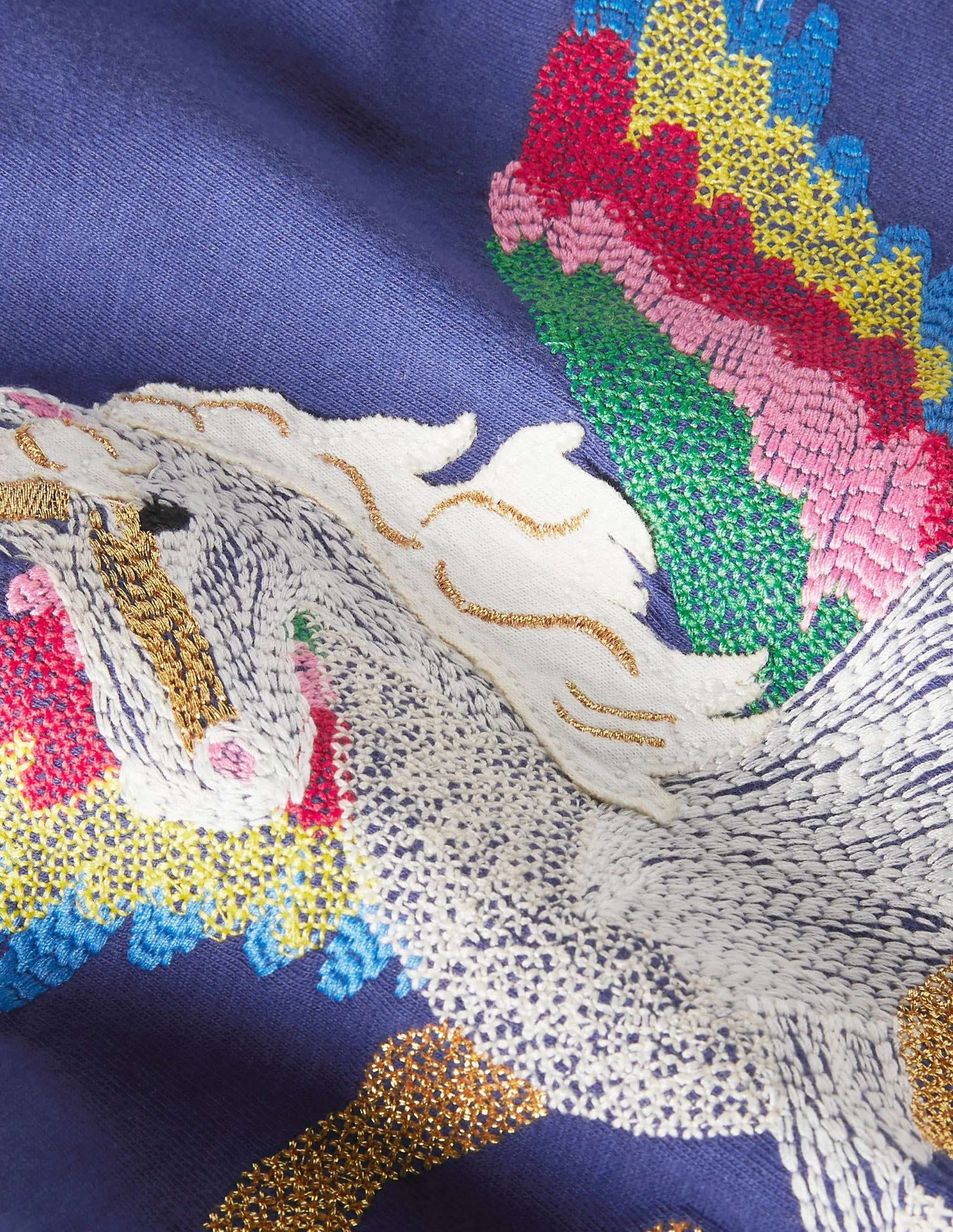 Superstitch T-shirt-Starboard Blue Unicorn - Image 3