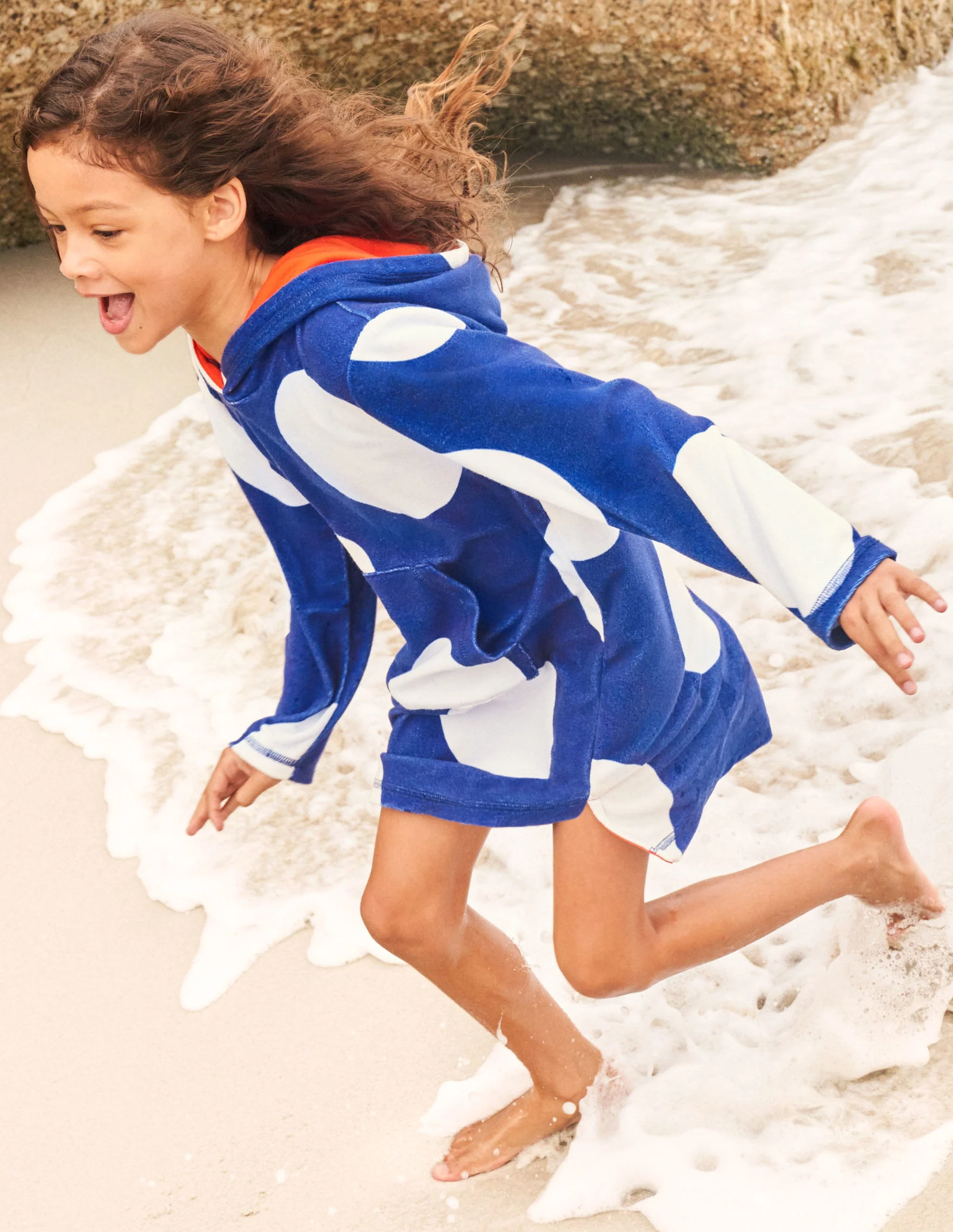 Towelling Throw-On-Blue Wave Jumbo Spot - Image 5
