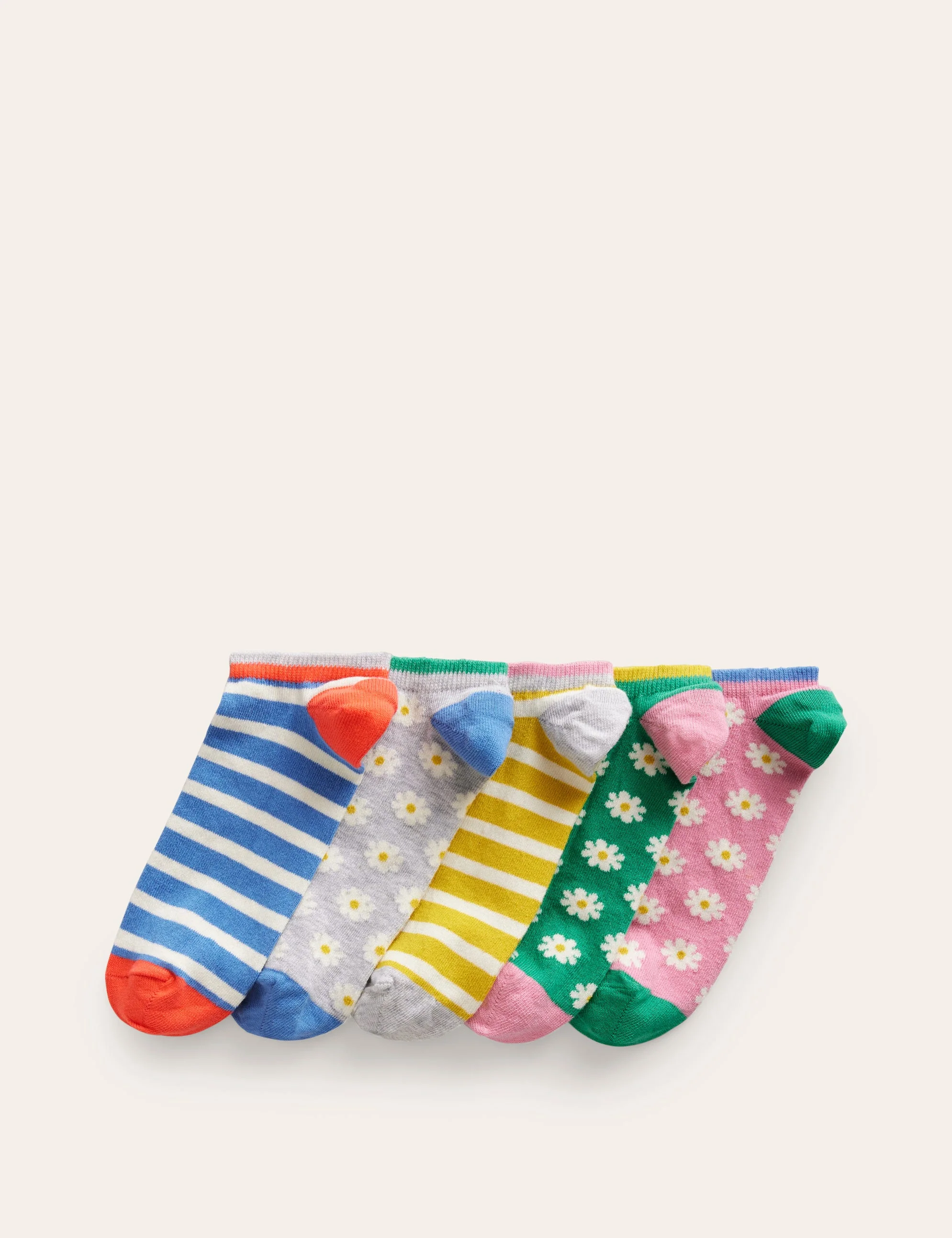 Trainer Socks 5 Pack-Multi Spring