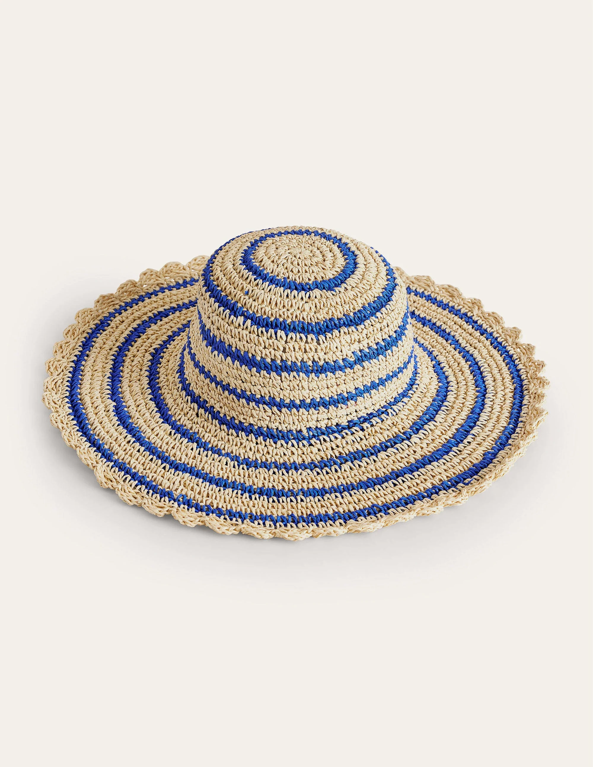 Twisted Straw Hat-Natural