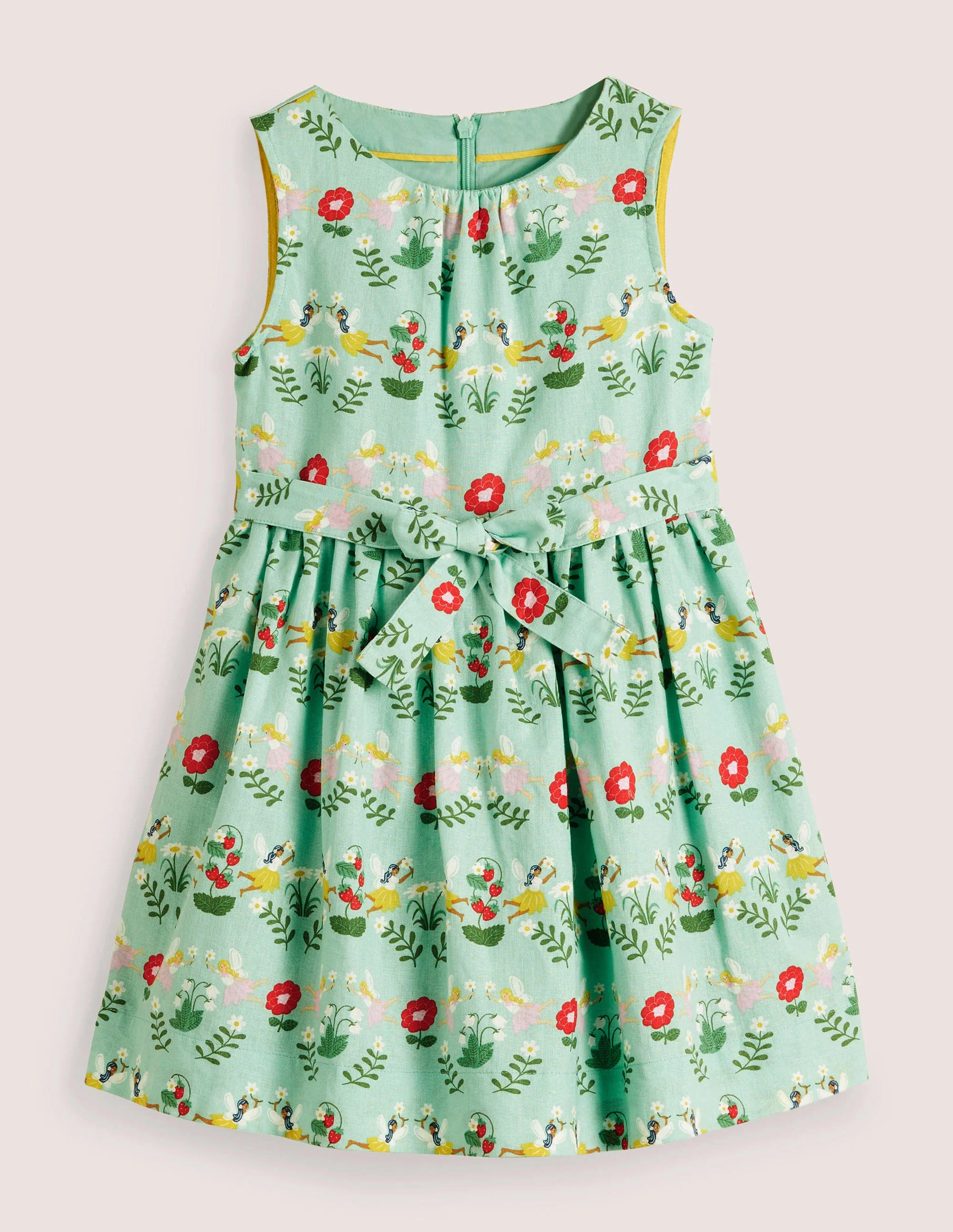 Vintage Dress-Fountain Flower Fairies