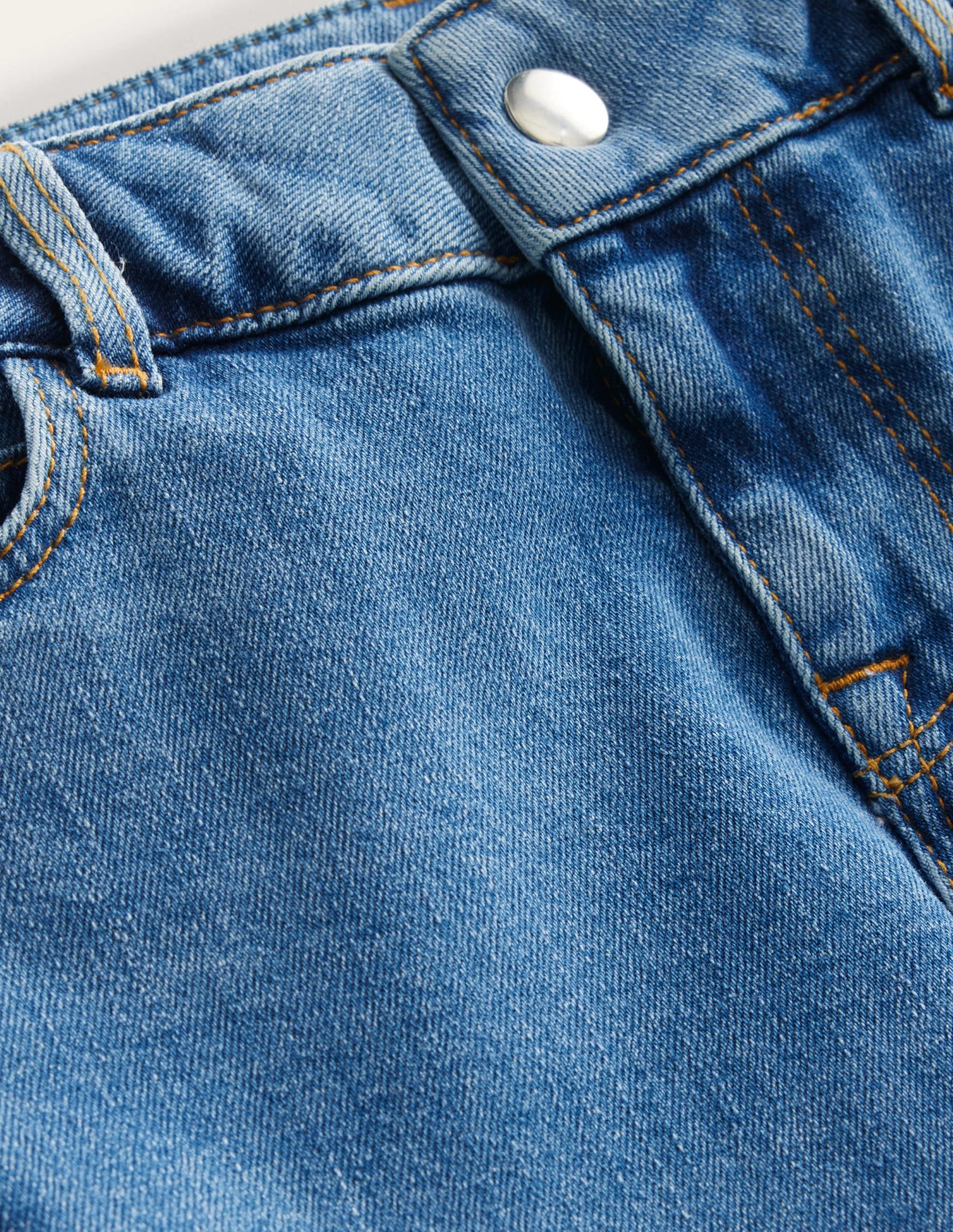 Wide Leg Trouser-Mid Vintage Blue - Image 3