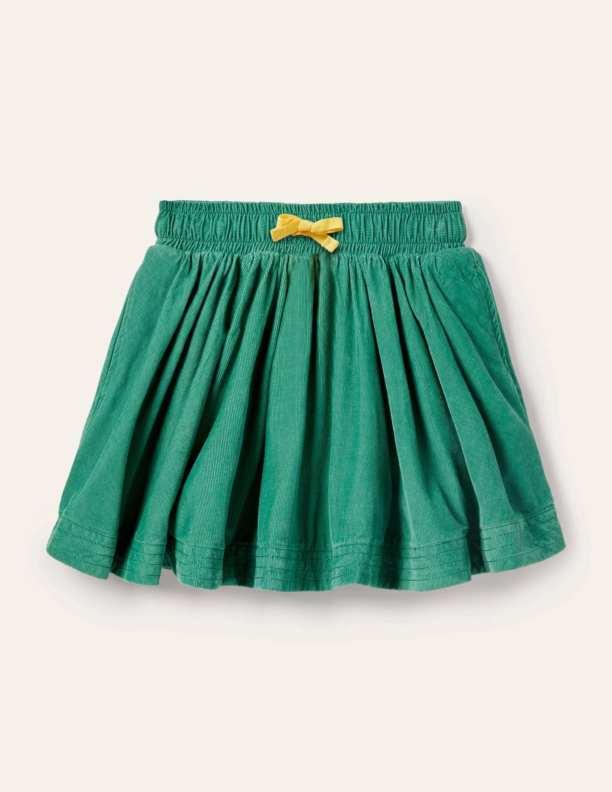 Woven Twirly Skirt-Forest Green - Image 2