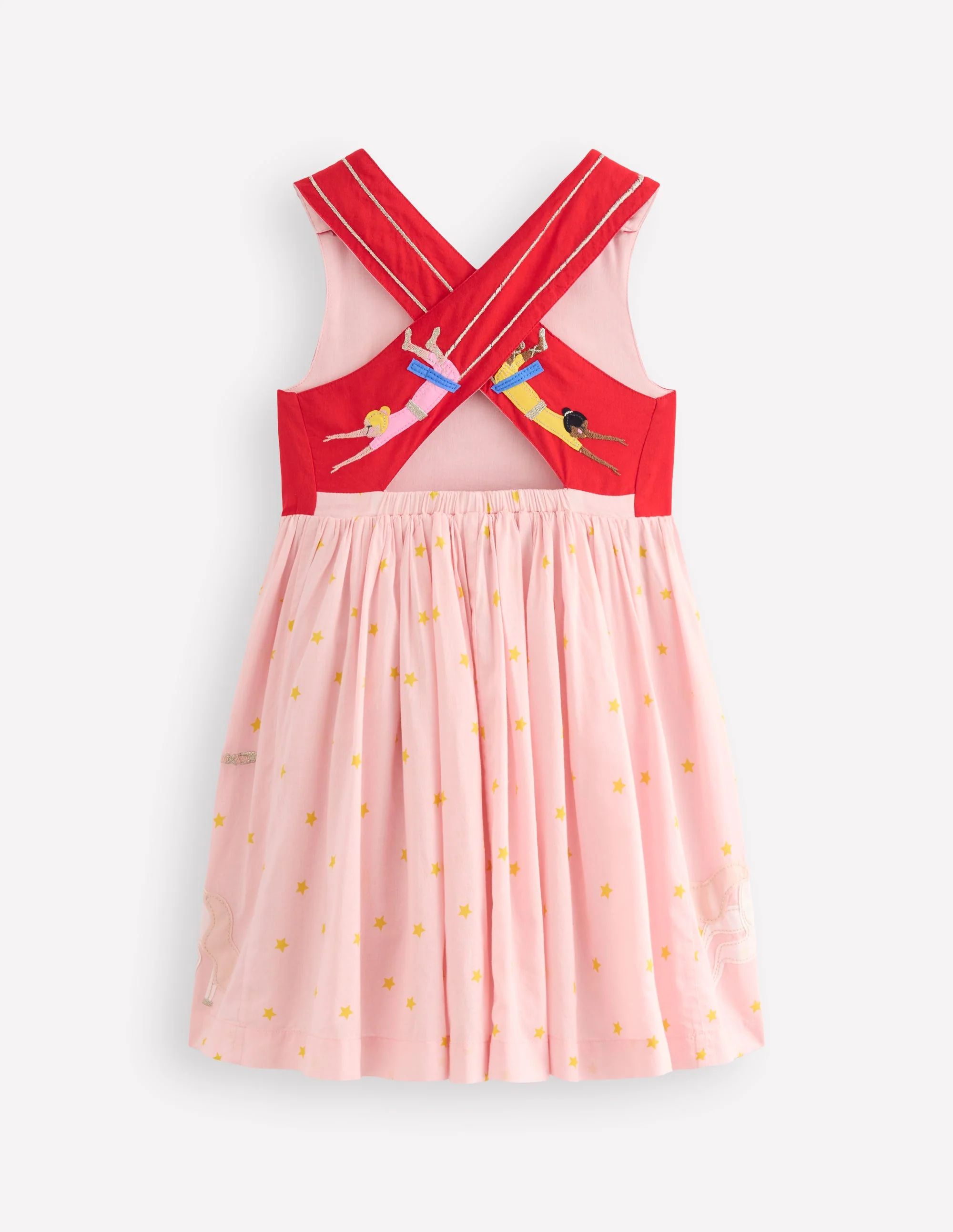 Zadie Applique Back Dress-Circus Acrobats - Image 2